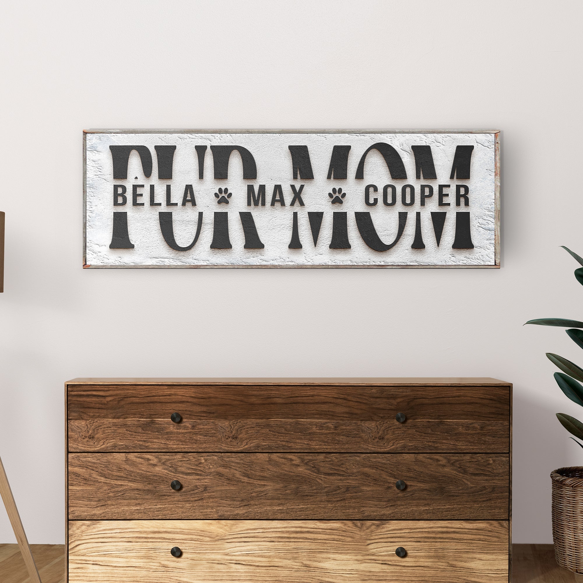 Personalized Fur Mom Sign on sale at MyriadMart
