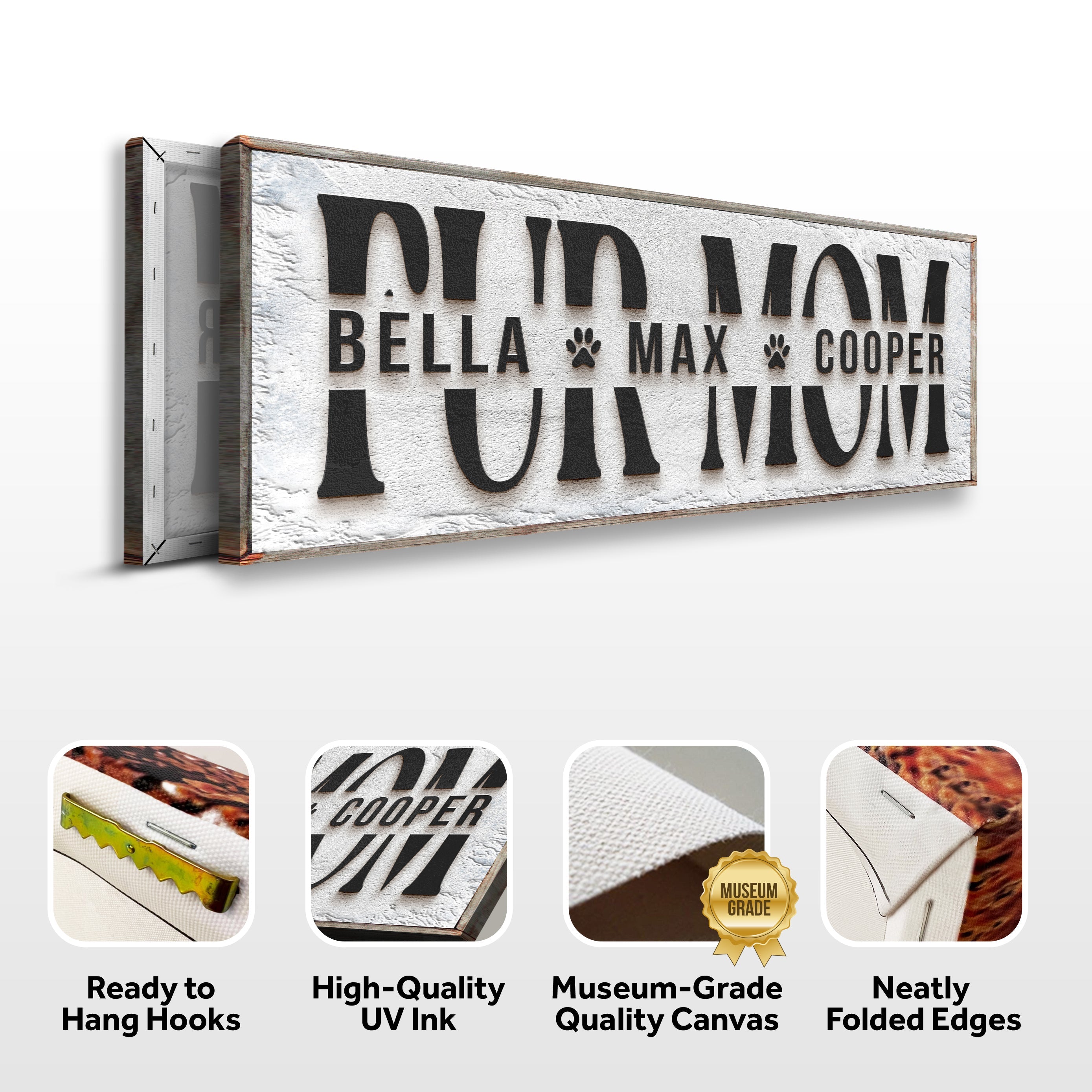 Personalized Fur Mom Sign on sale at MyriadMart