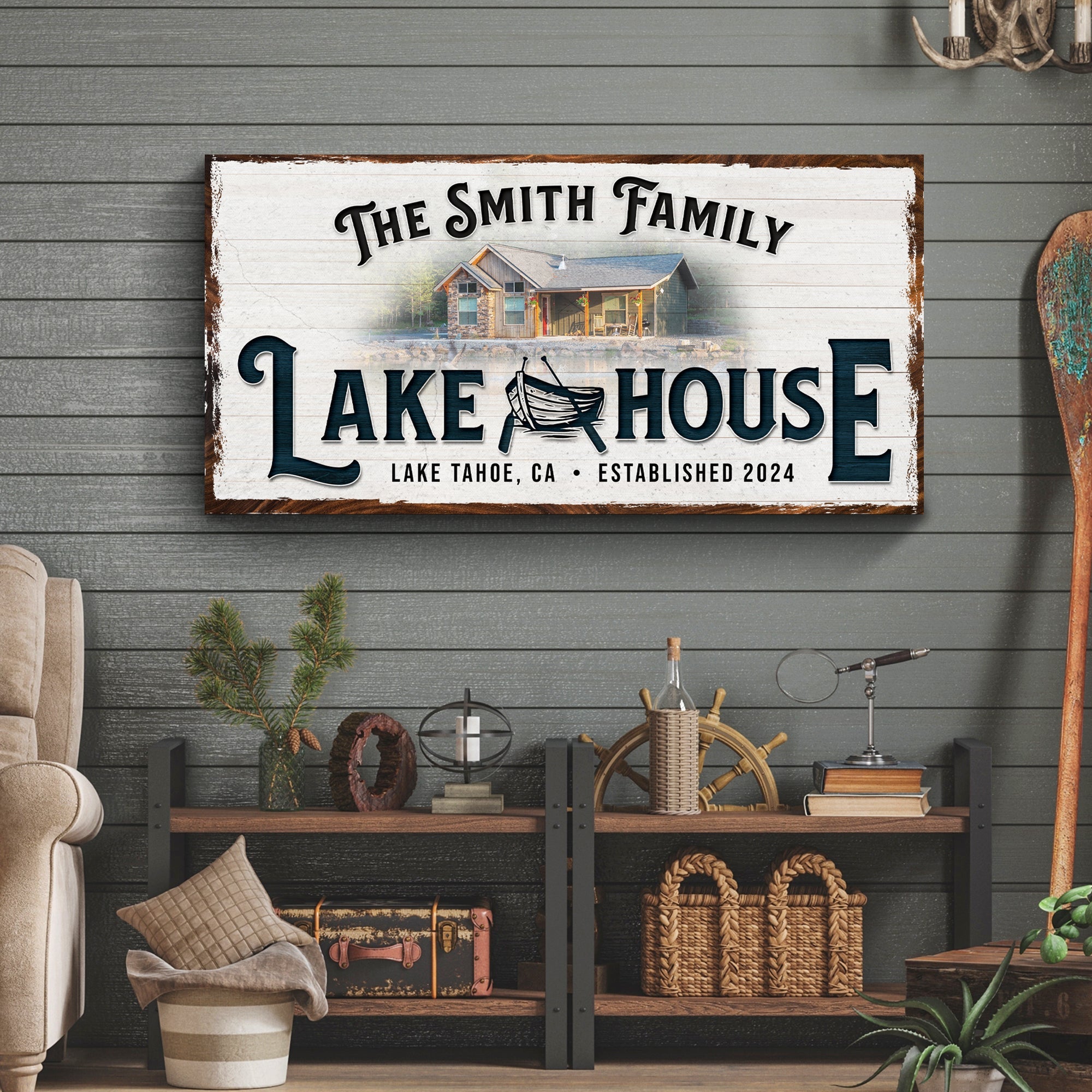 Personalized Lake House Sign on sale at MyriadMart