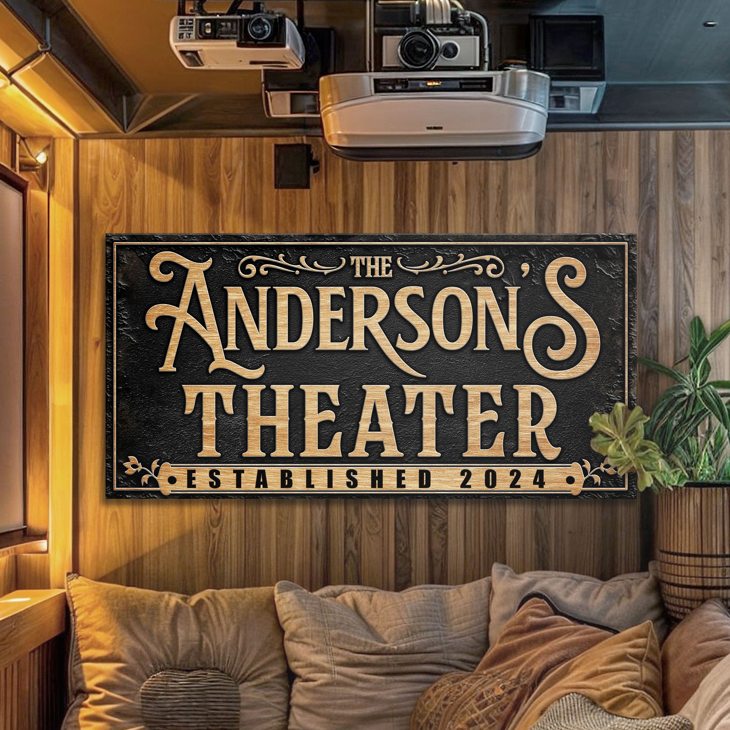 Personalized Theater Sign on sale at MyriadMart