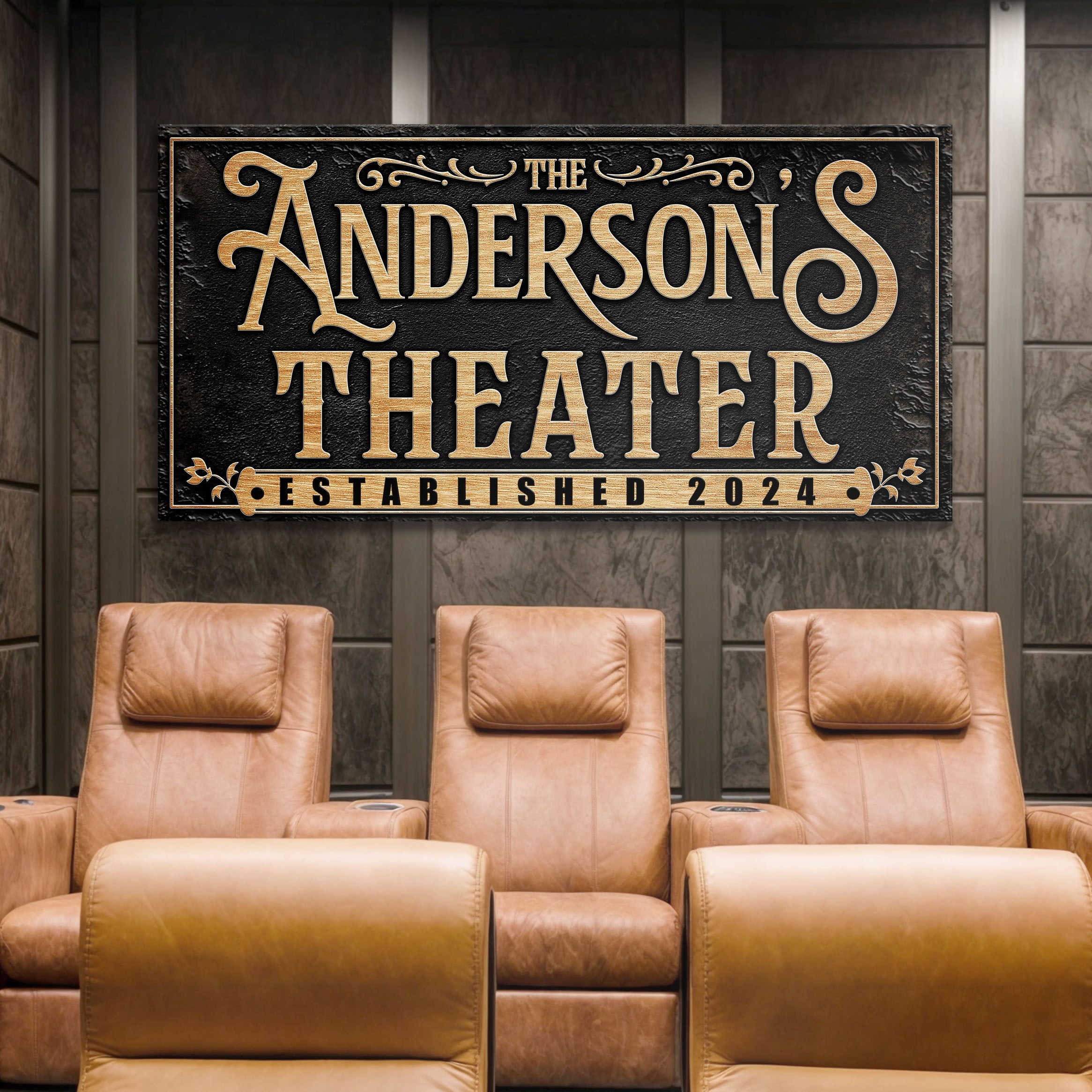 Personalized Theater Sign on sale at MyriadMart