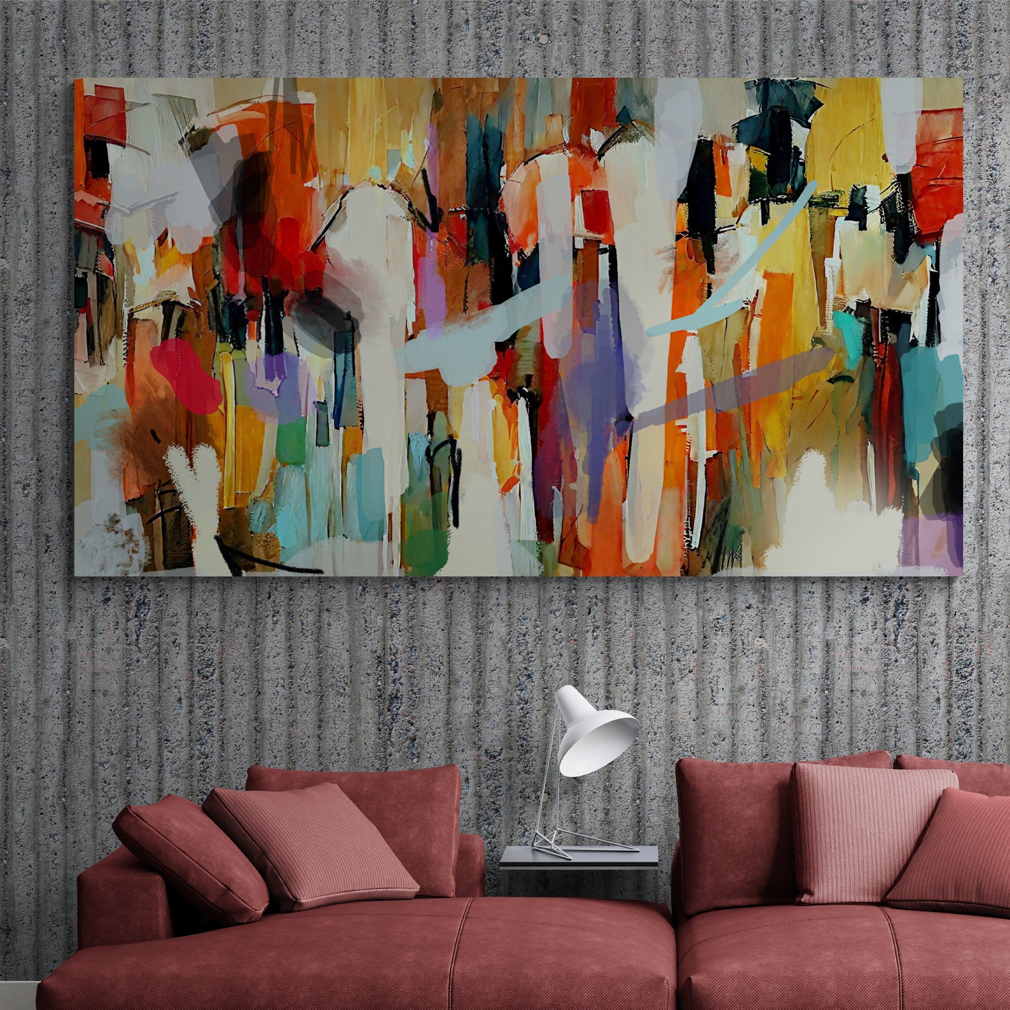 Canvas Print: "Resonant Hues" on sale at MyriadMart