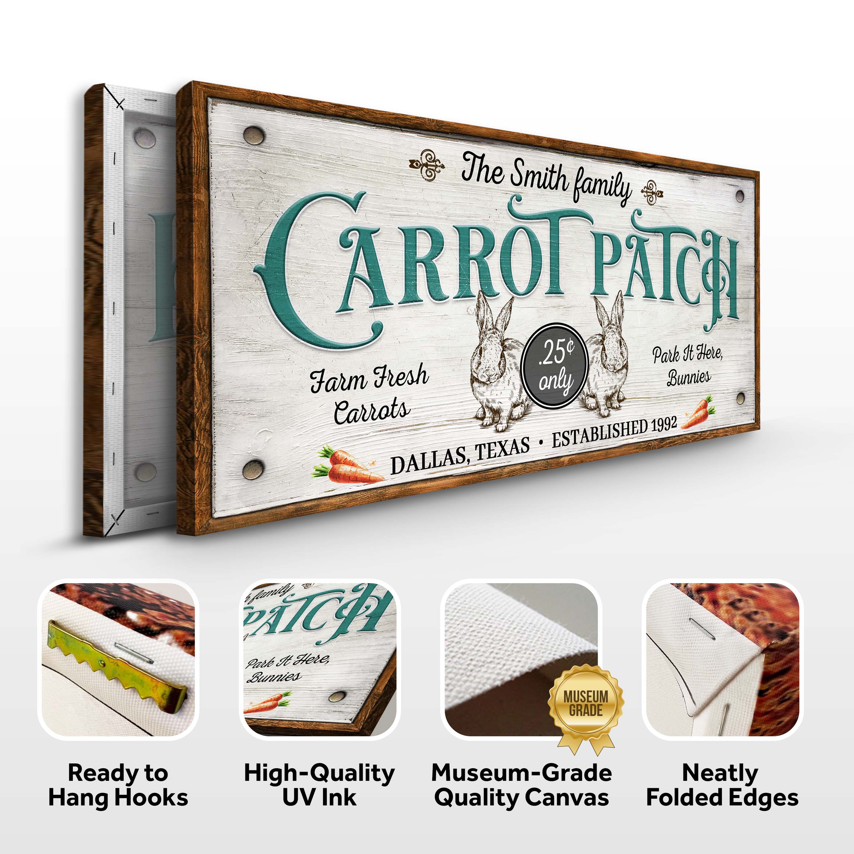 Farm Fresh Carrot Patch Sign II on sale at MyriadMart