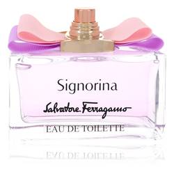 Signorina Eau De Toilette Spray (Tester) By Salvatore Ferragamo - MyriadMart