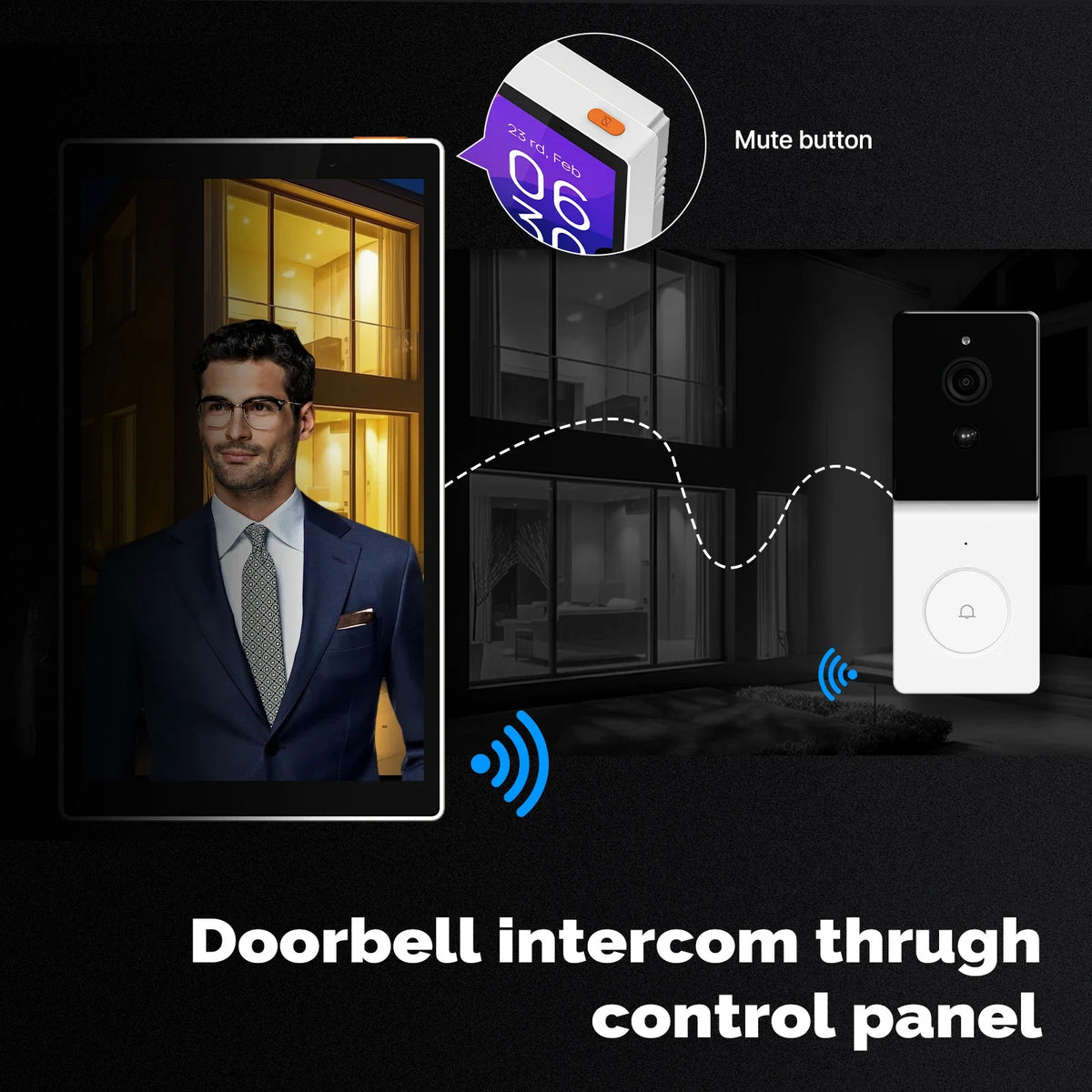 MOES 5-Inch Smart Touch Screen Control Panel with Alexa & Built-in Zigbee Gateway (US Standard)