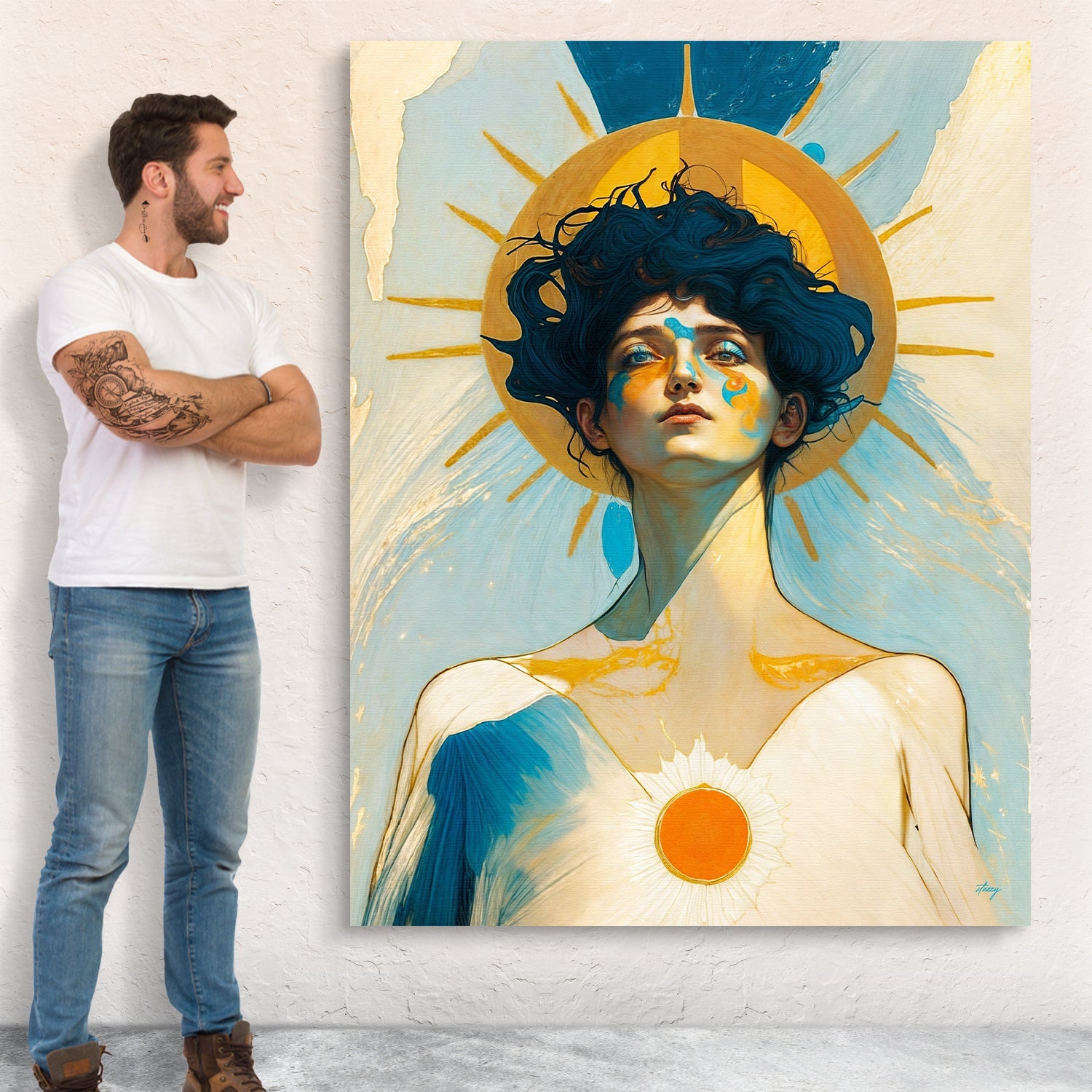 Canvas Print: "Solar Serenity II" on sale at MyriadMart