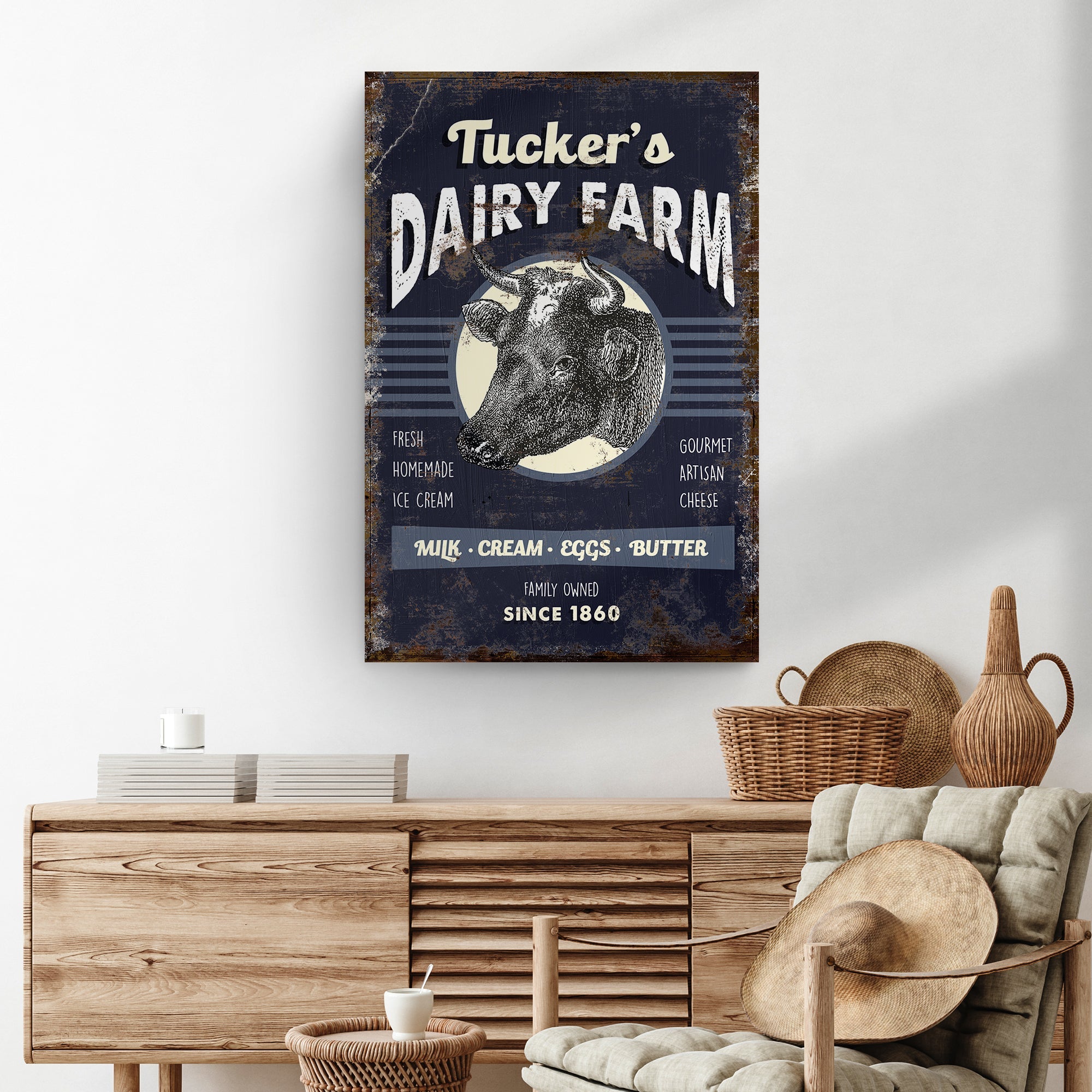 Dairy Farm Sign on sale at MyriadMart