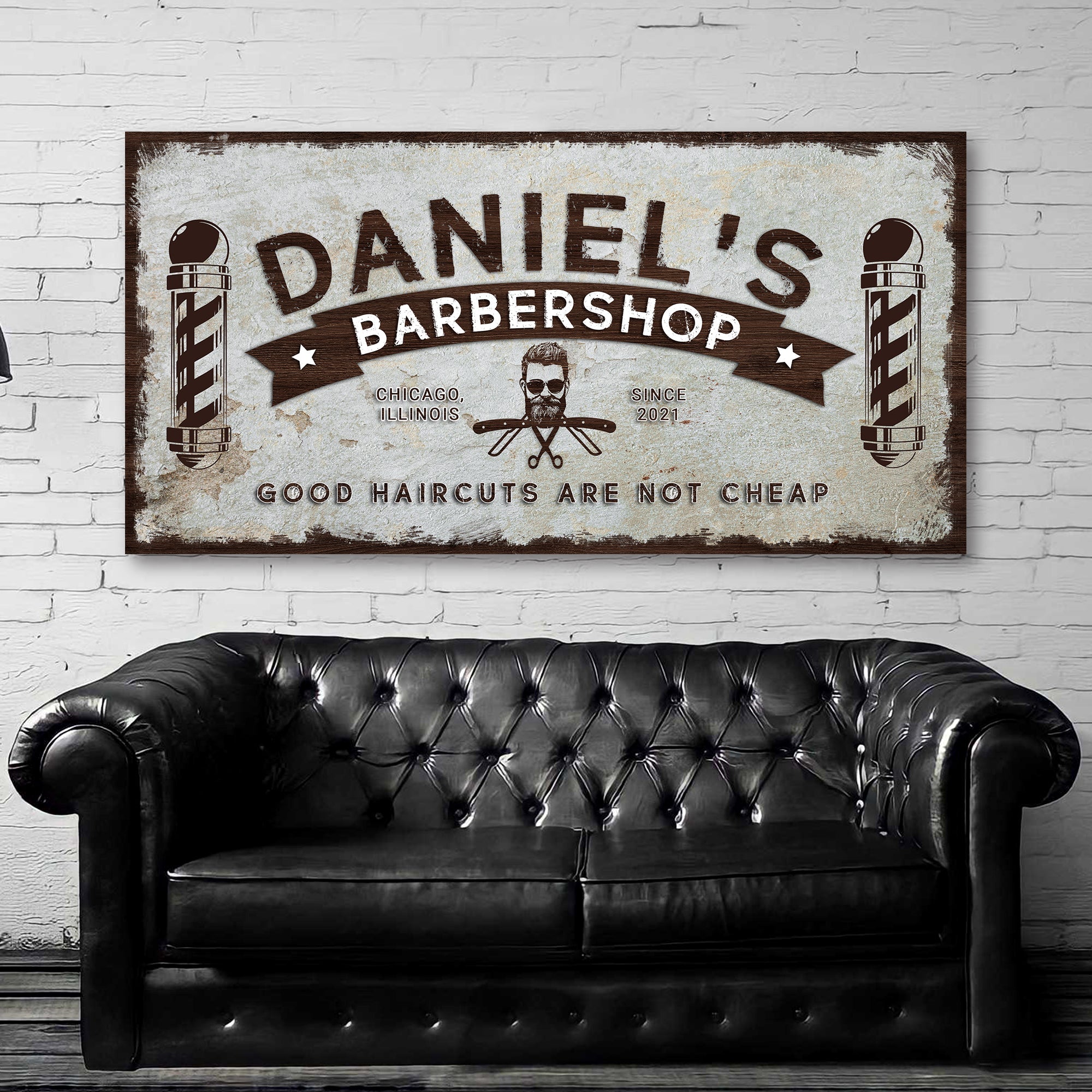 Barbershop Sign on sale at MyriadMart