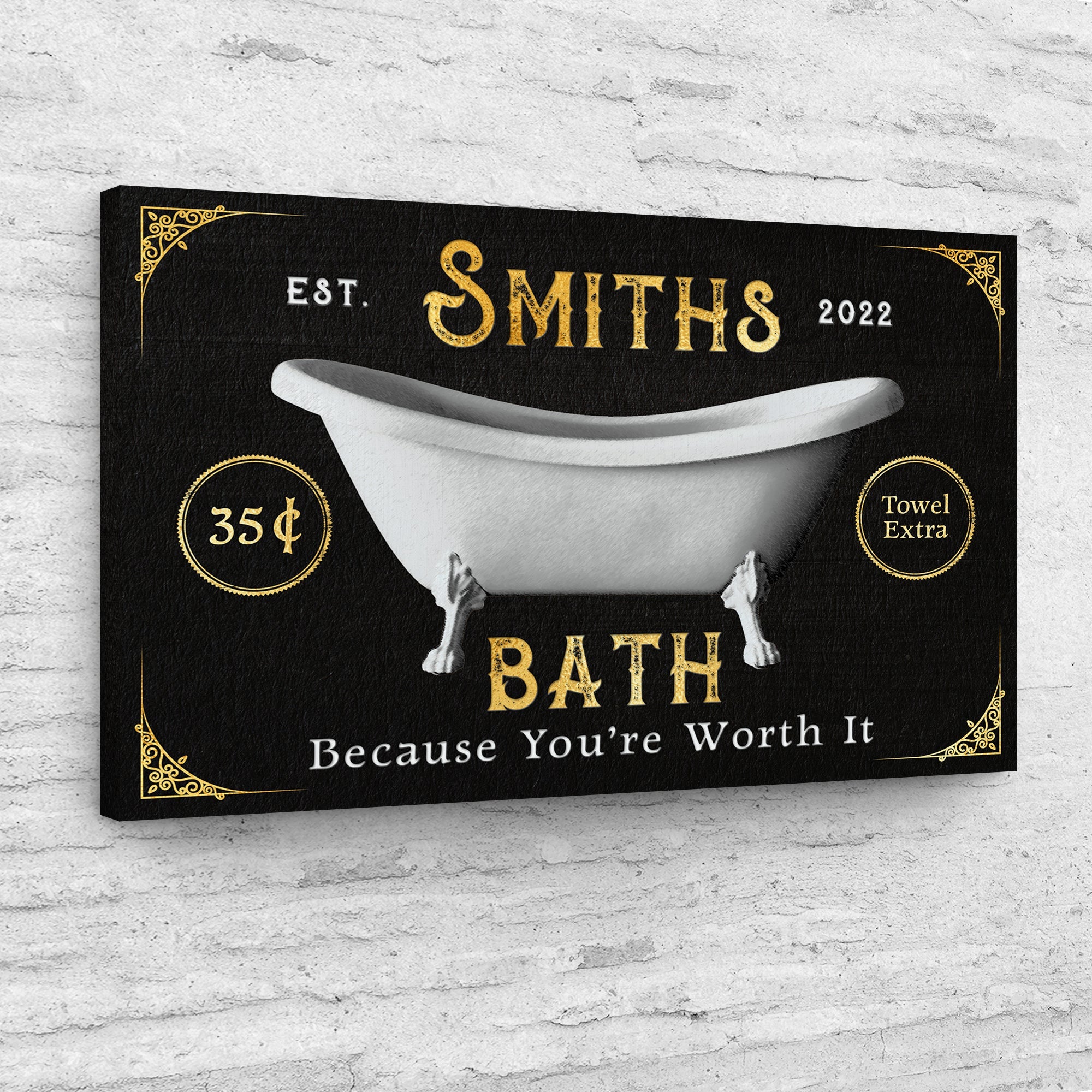 Family Bath Sign II on sale at MyriadMart