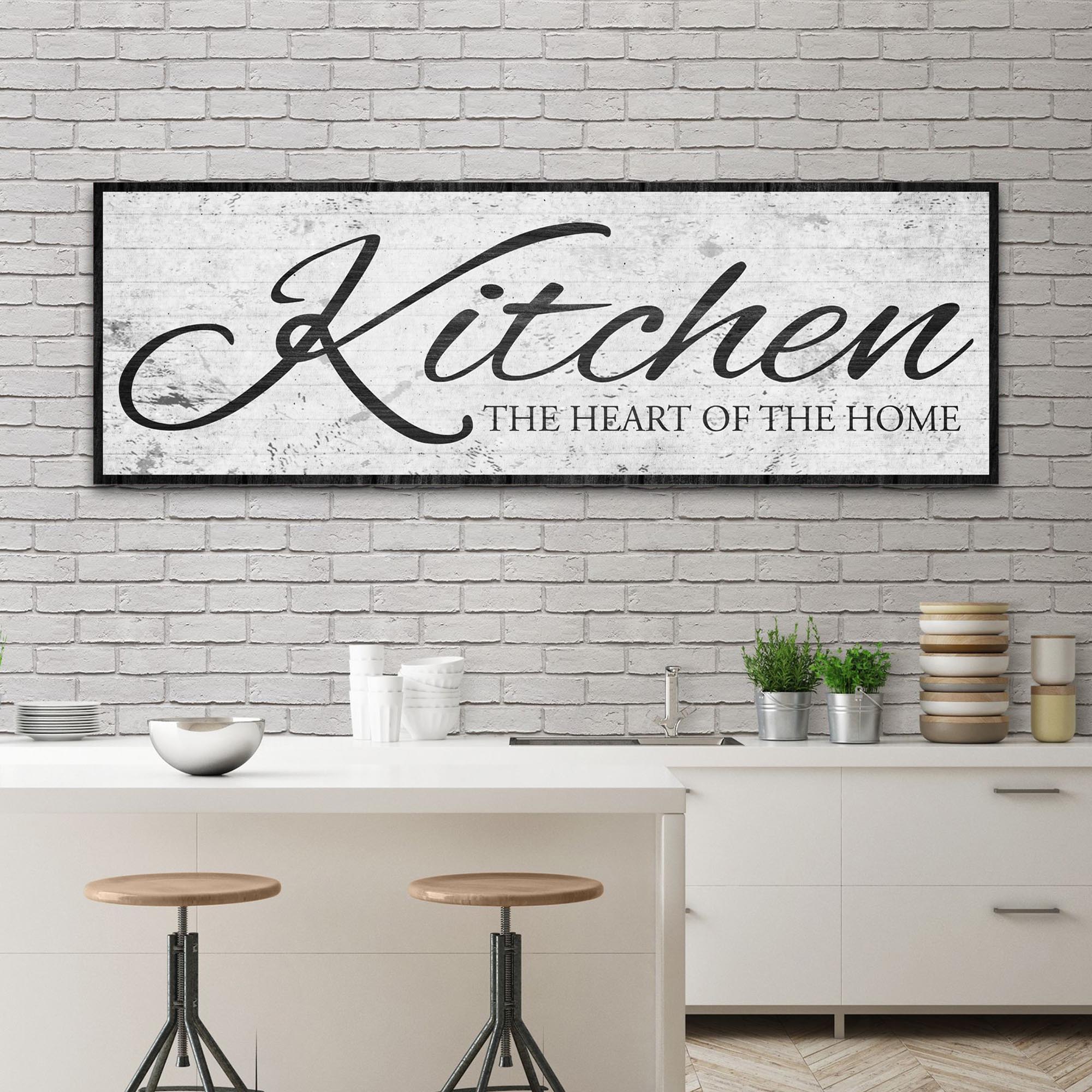 Kitchen Is The Heart Of The Home Sign II on sale at MyriadMart