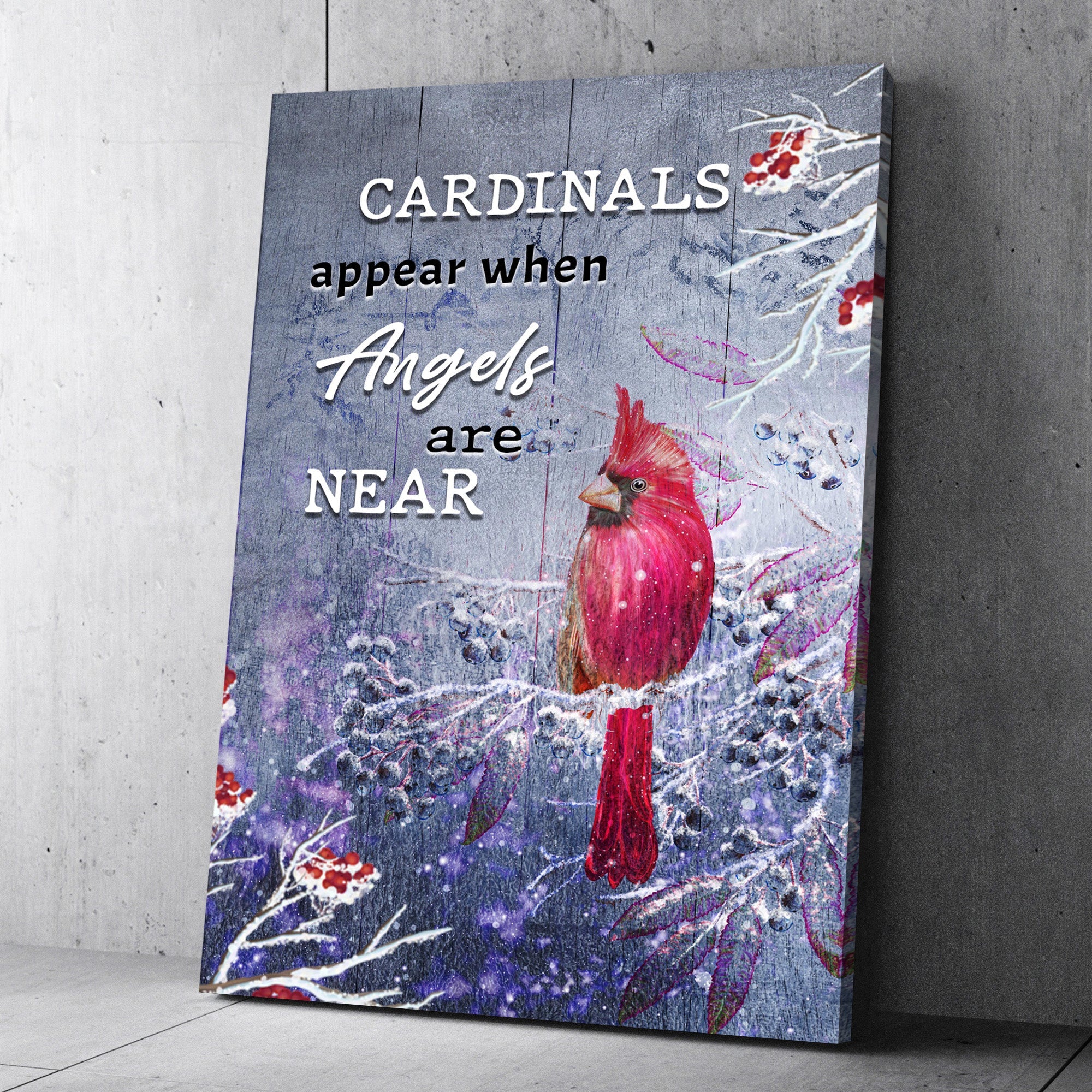 Cardinals Appear When Angels Are Near Sign III on sale at MyriadMart