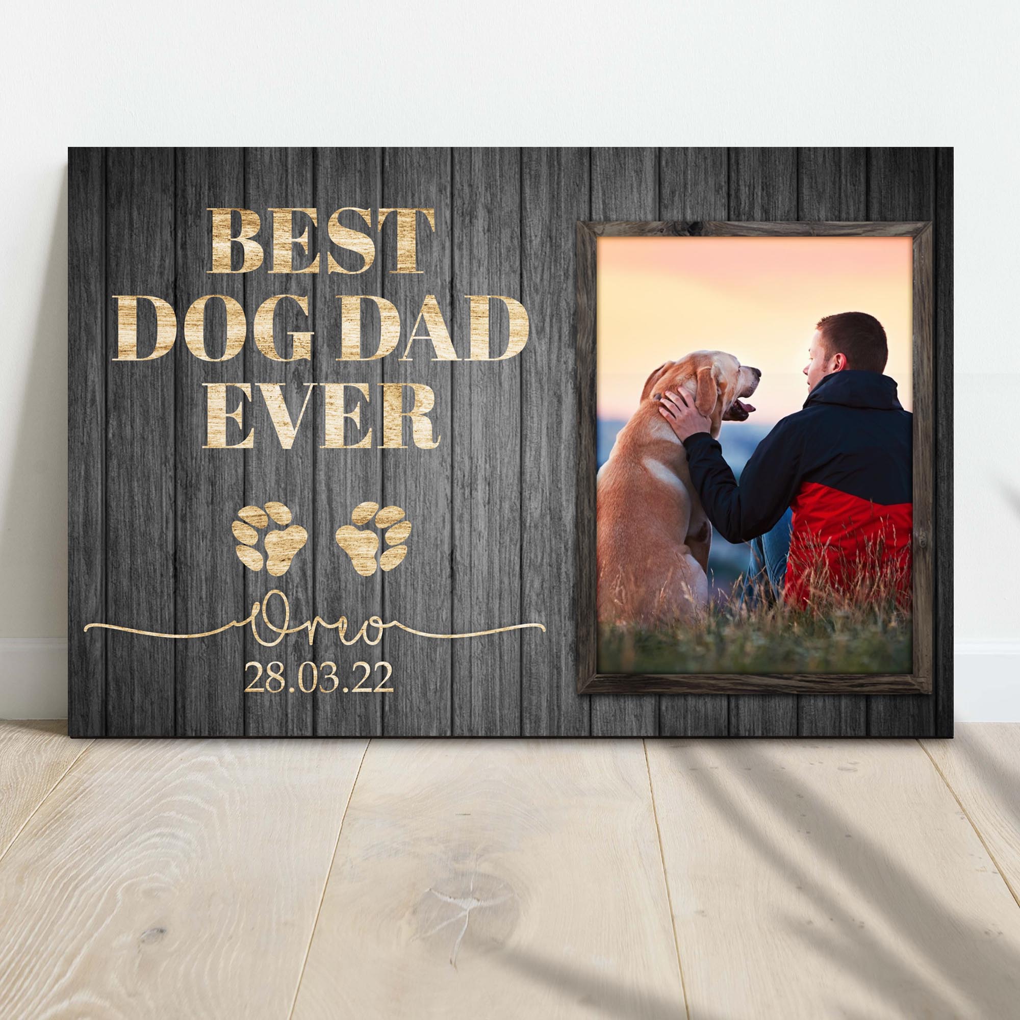 Best Dog Dad Ever Sign II on sale at MyriadMart