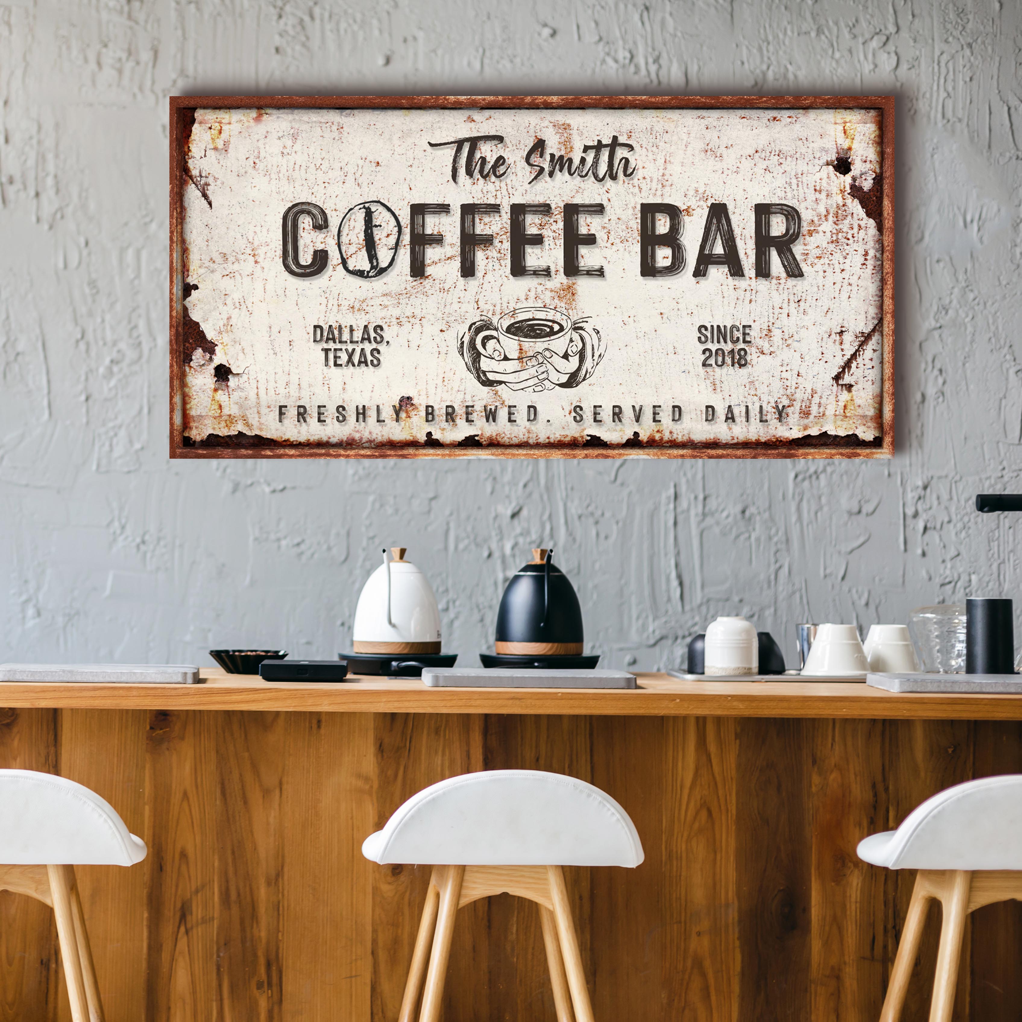 Coffee Bar Sign IV on sale at MyriadMart