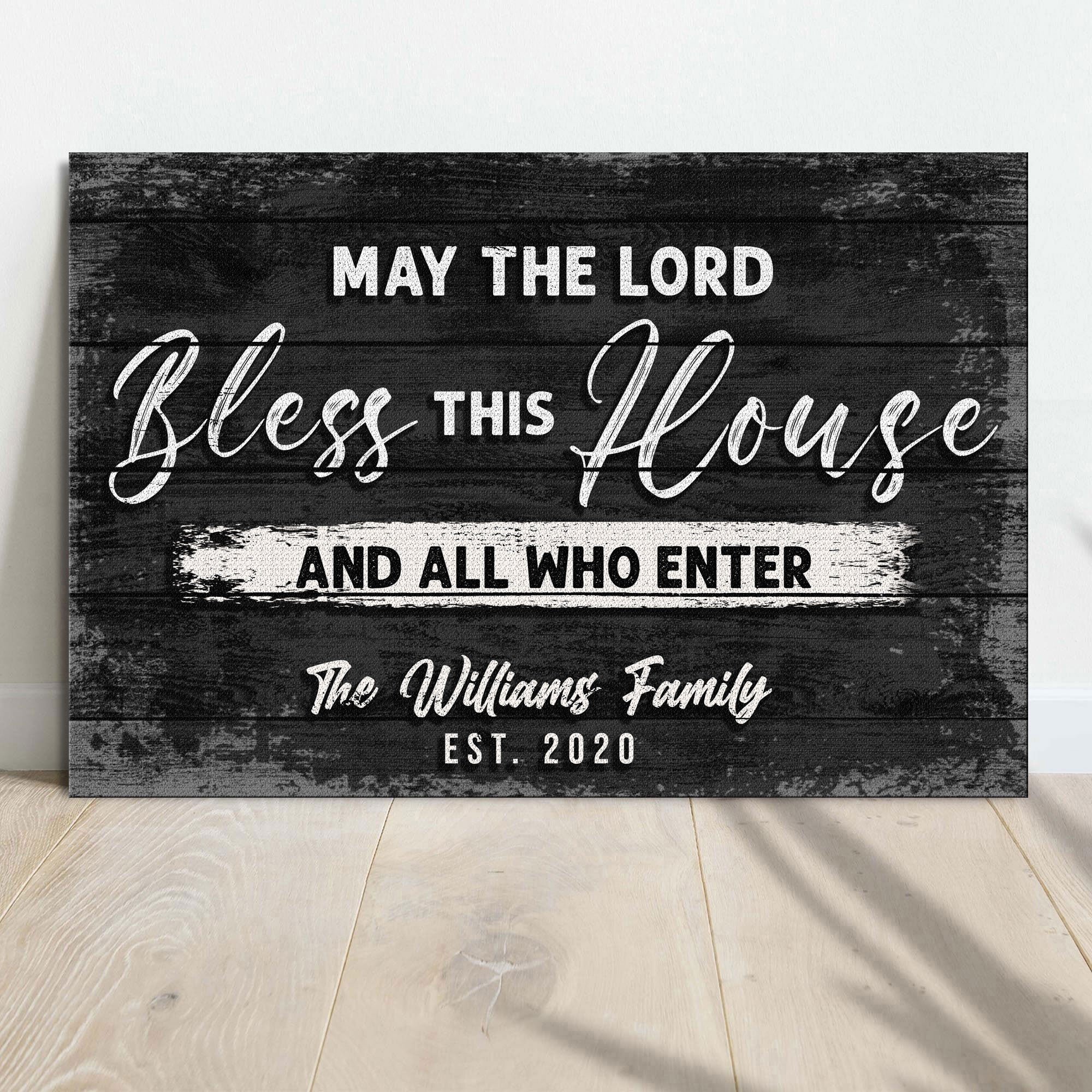 May The Lord Bless This House And All Who Enter Sign on sale at MyriadMart