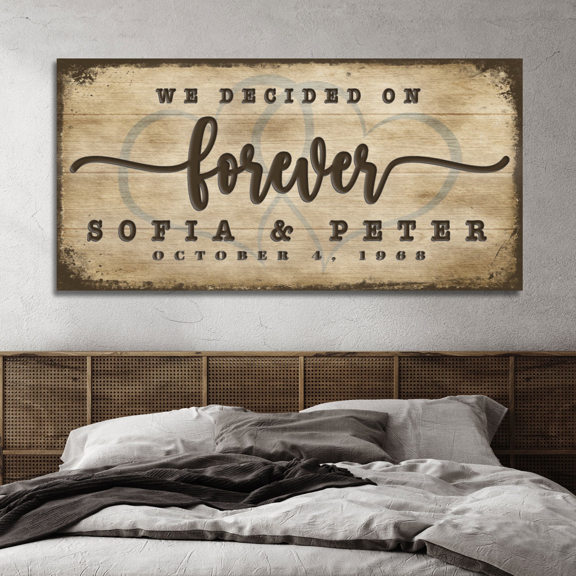 We Decided On Forever Sign II on sale at MyriadMart