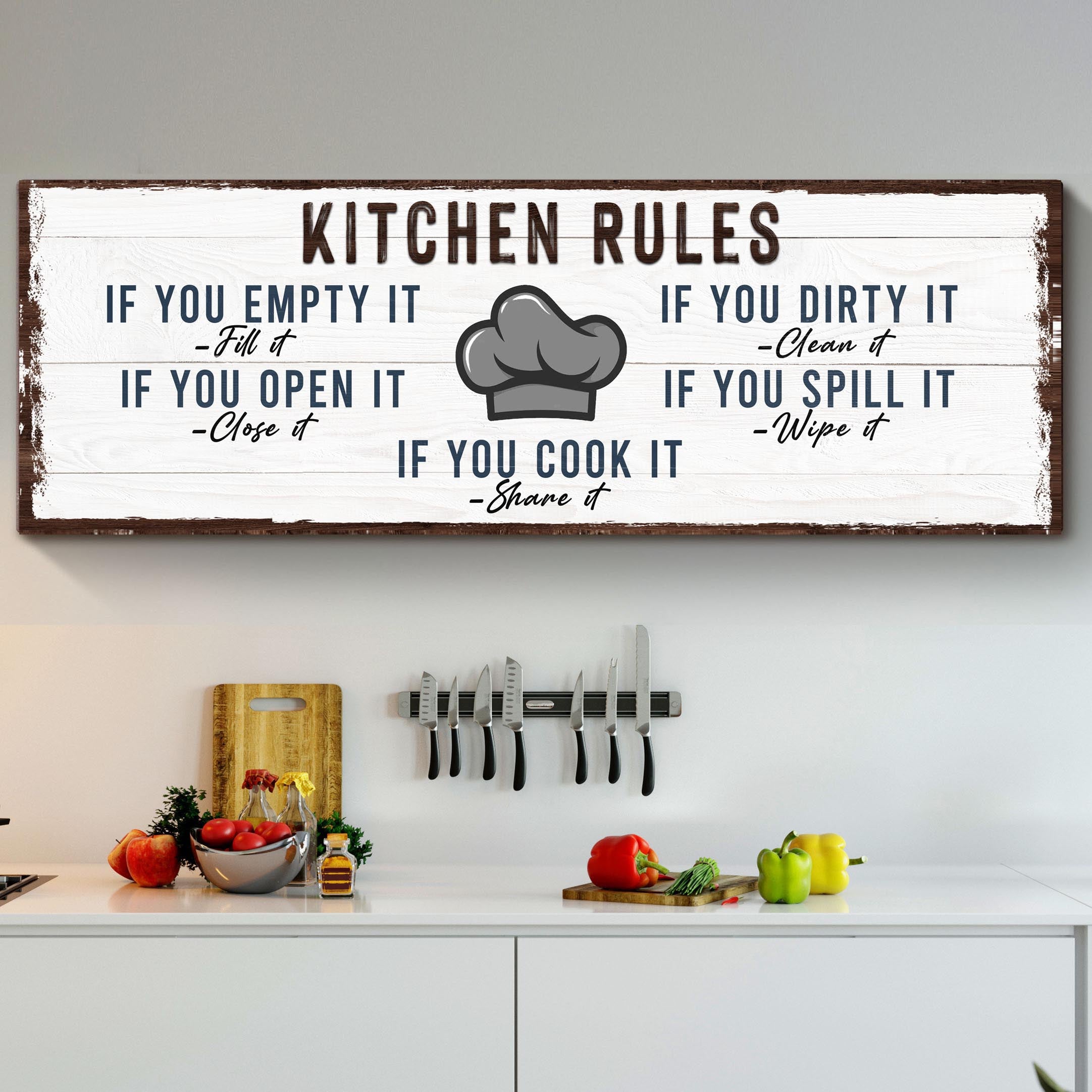 If You Cook It, Share It Kitchen Rules Sign on sale at MyriadMart