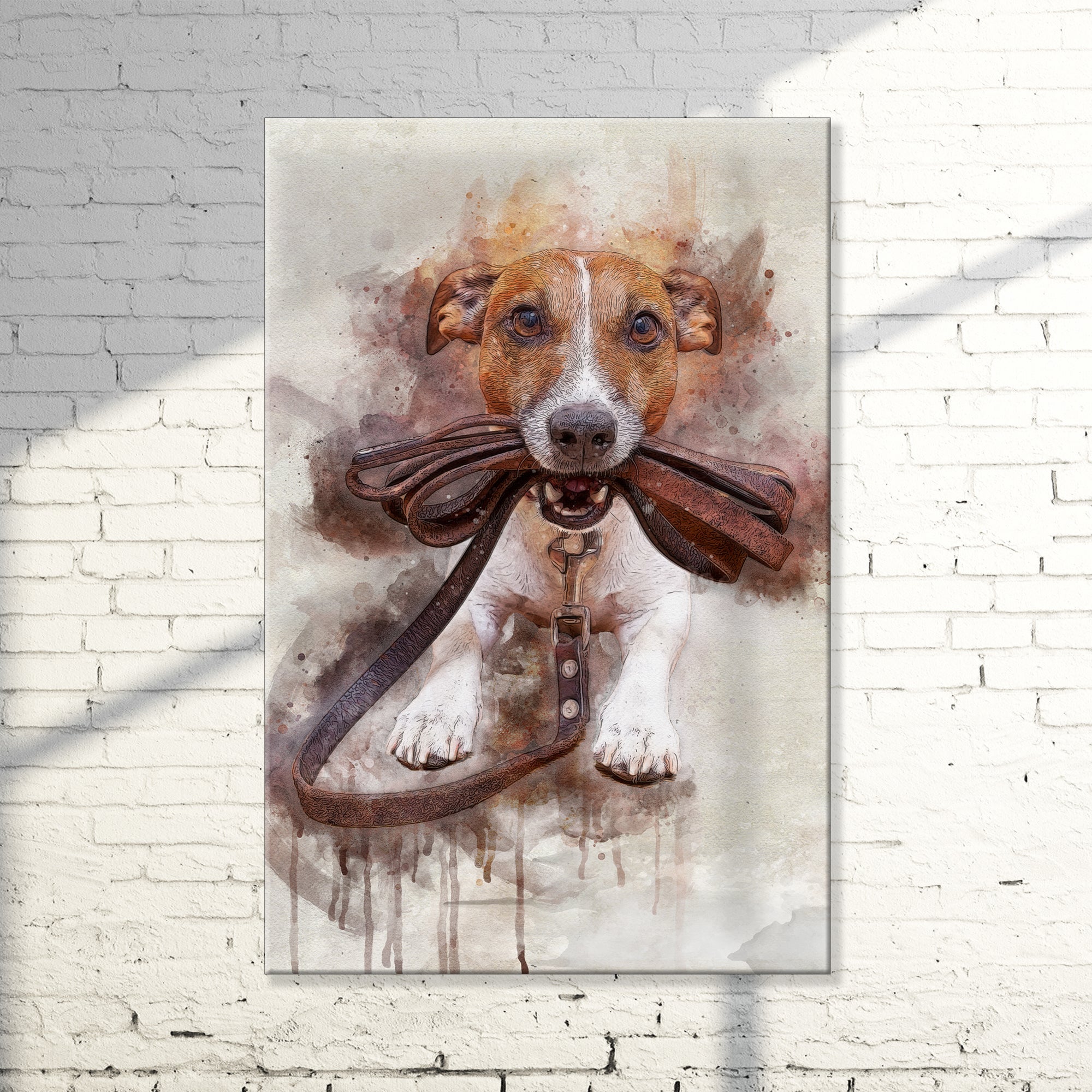 Pet Watercolor Portrait Sign III on sale at MyriadMart