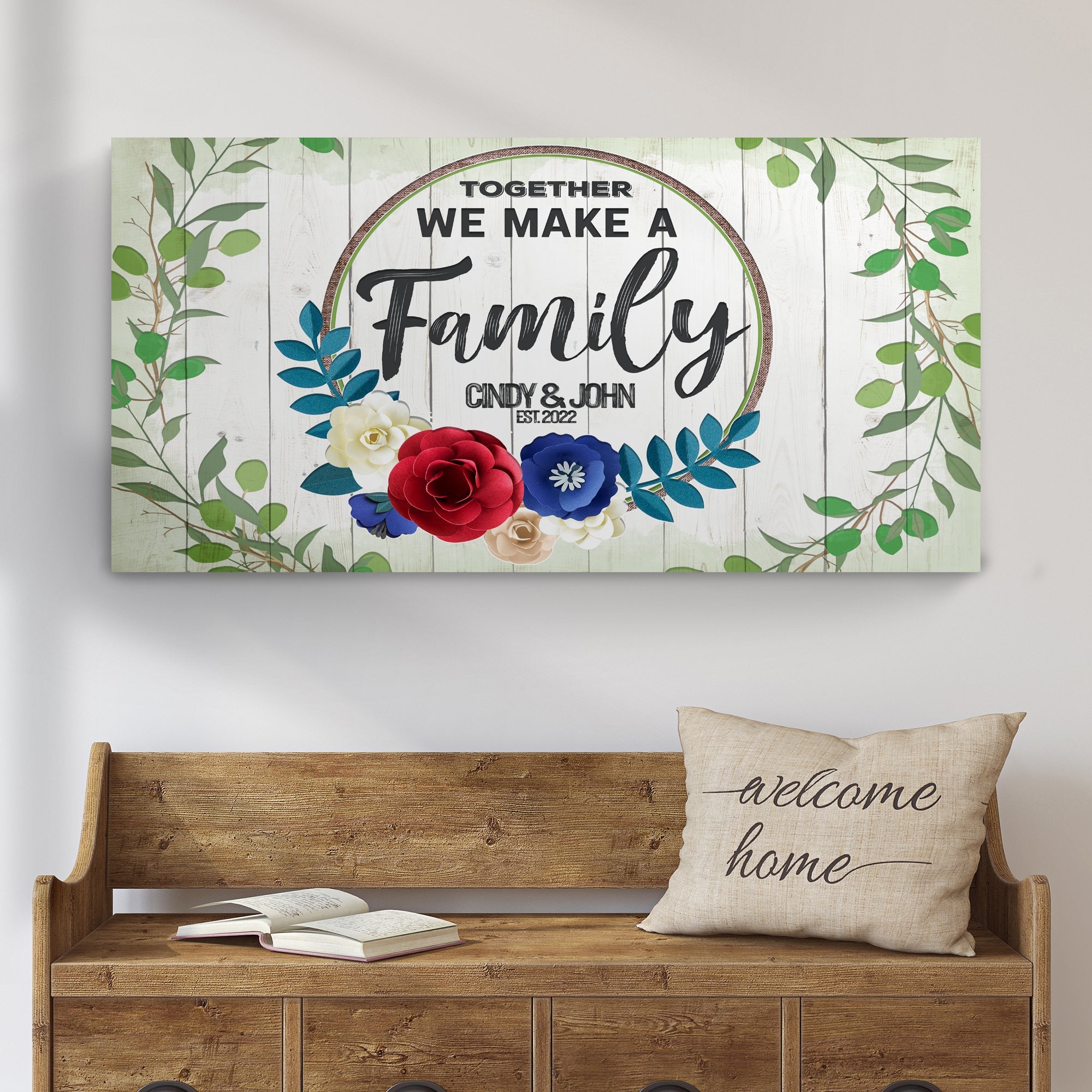Together We Make A Family Sign on sale at MyriadMart