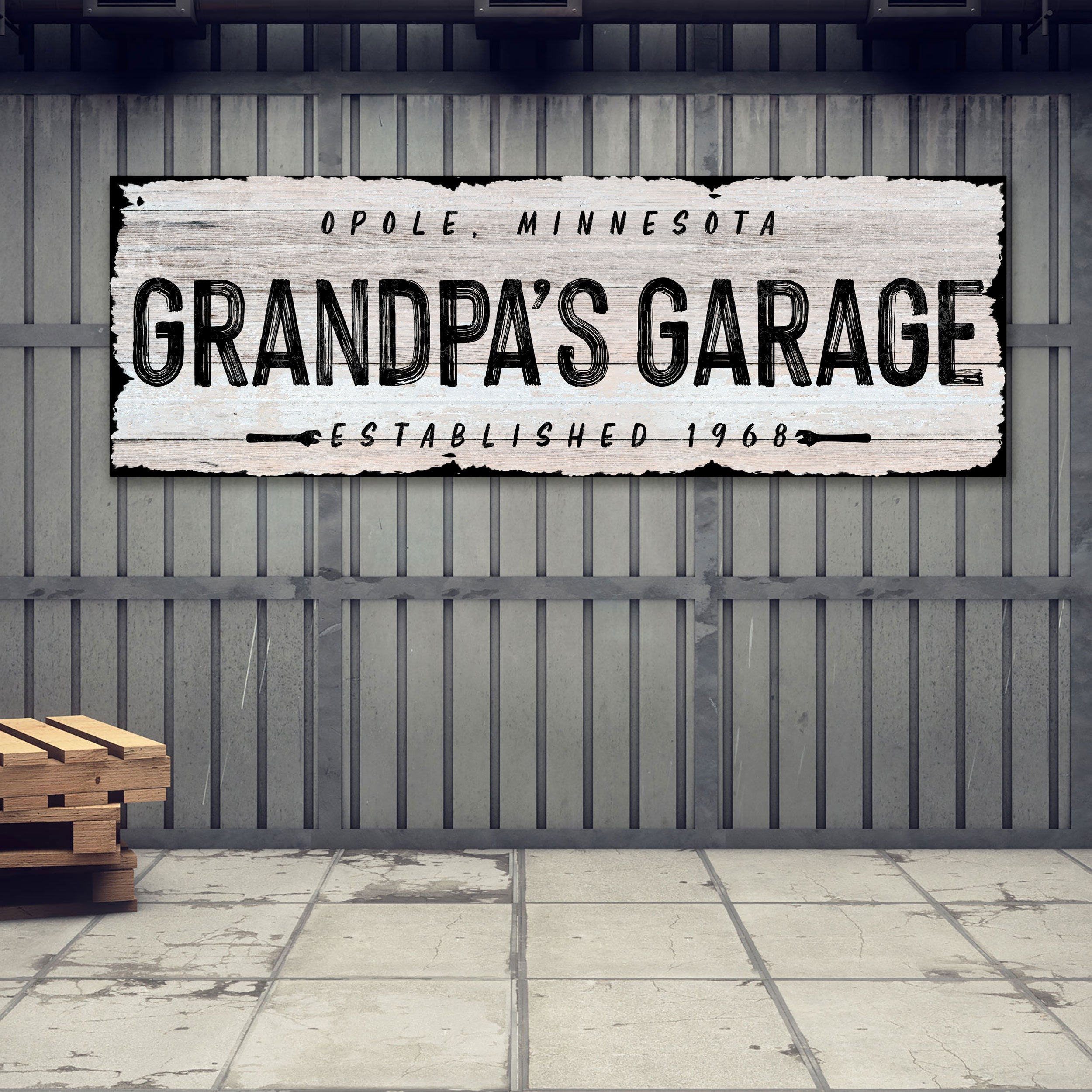 Grandpa Garage Sign II on sale at MyriadMart