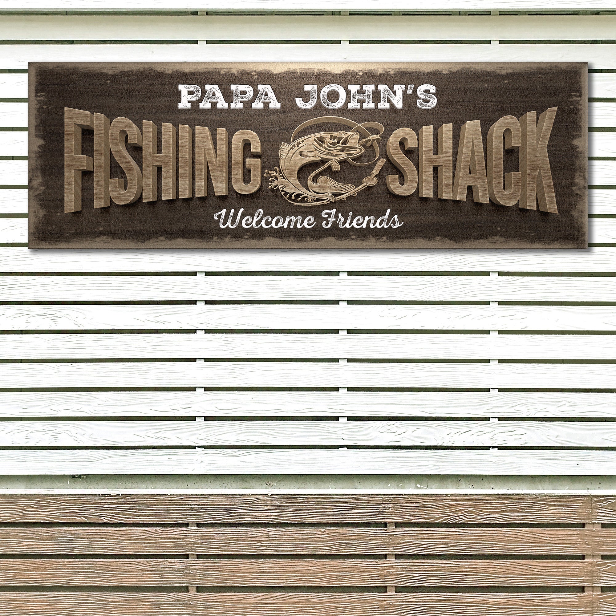 Fishing Shack Sign II on sale at MyriadMart