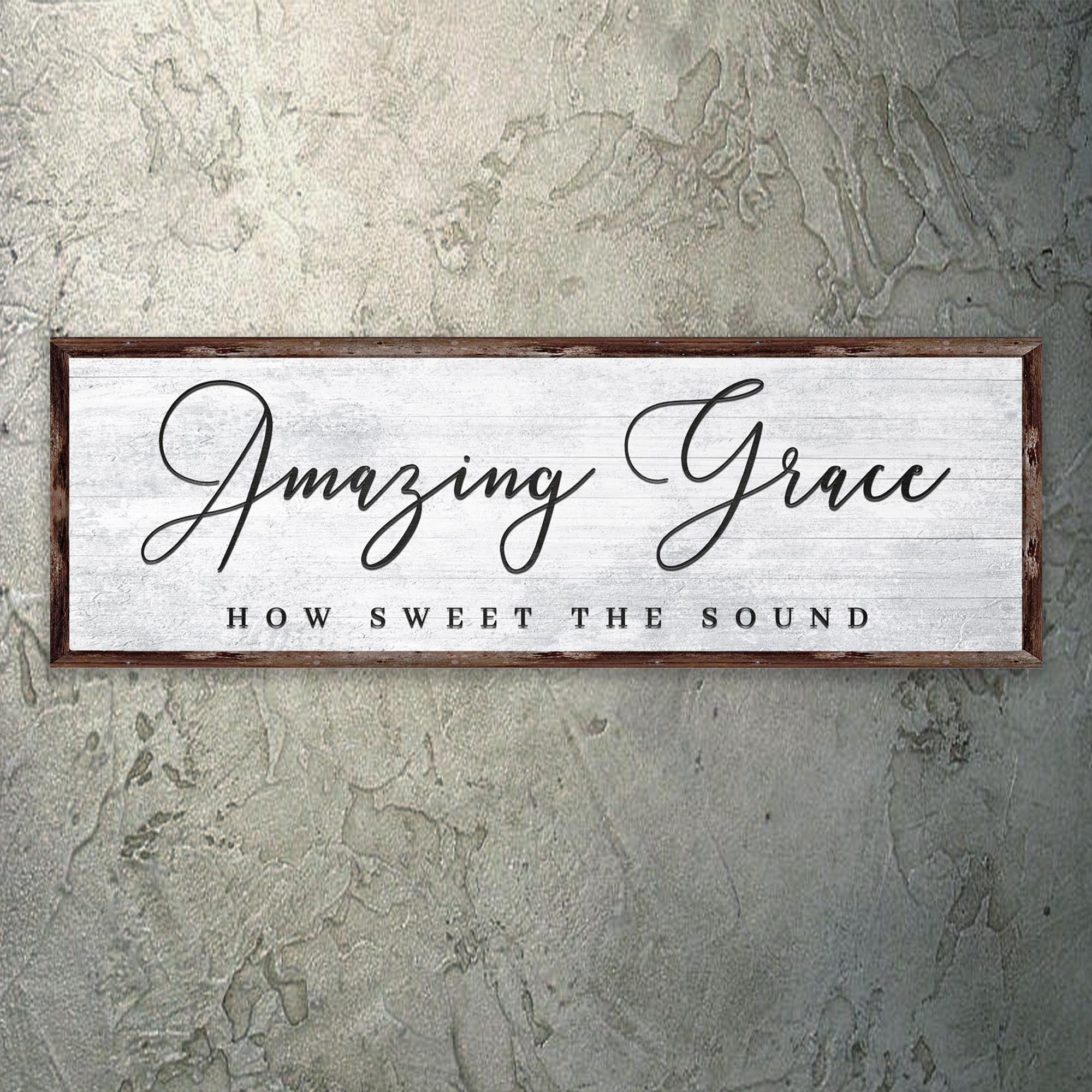 Amazing Grace How Sweet The Sound Sign on sale at MyriadMart