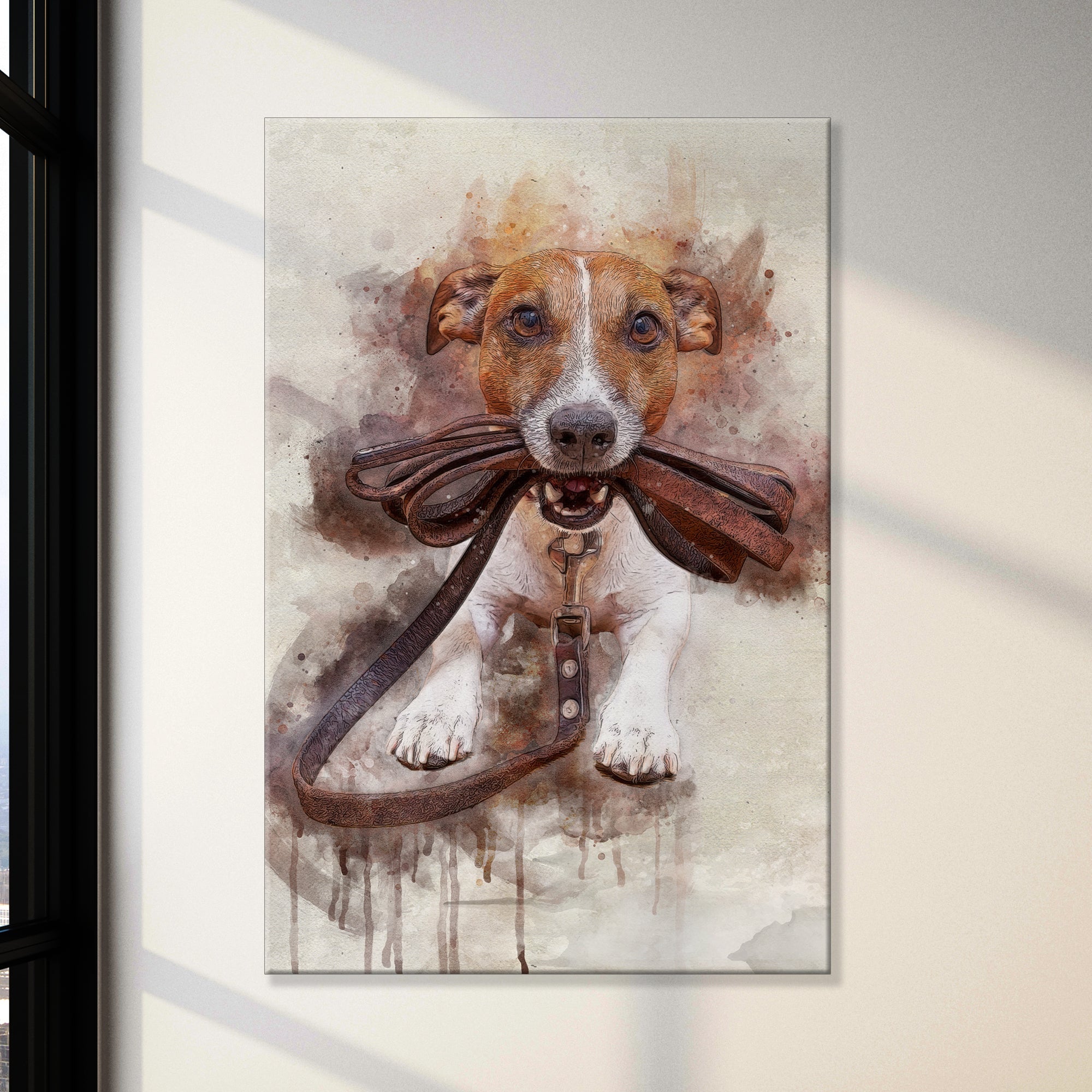 Pet Watercolor Portrait Sign III on sale at MyriadMart