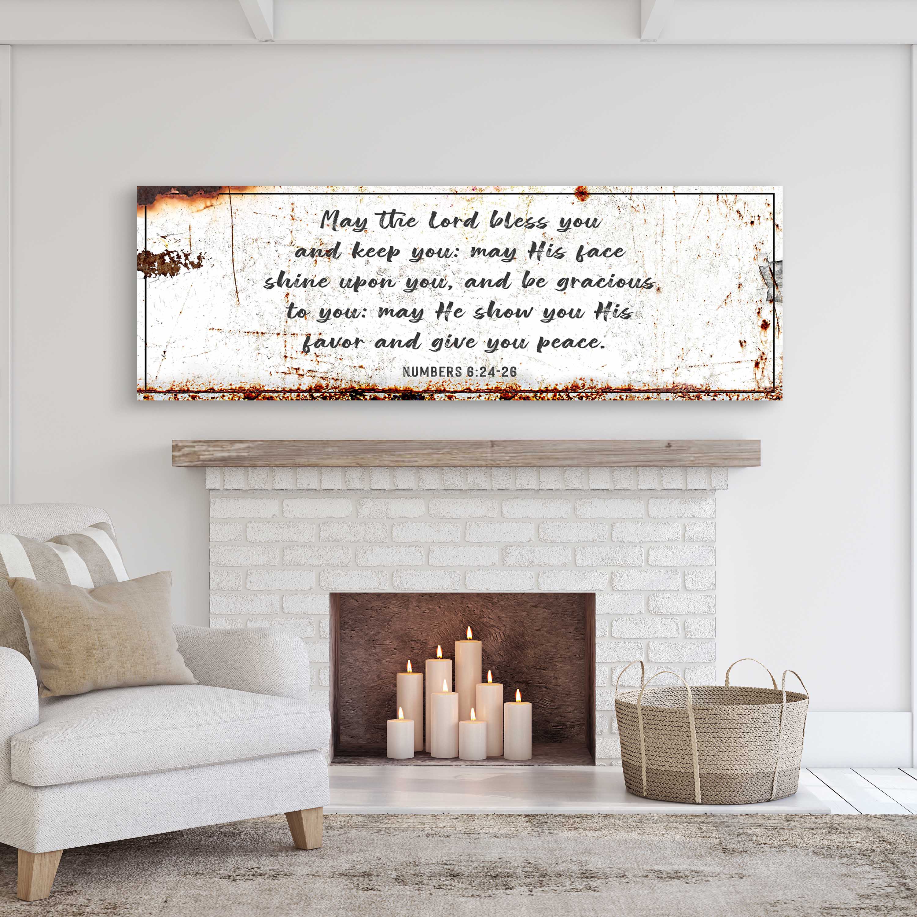 Numbers 6:24-26 - May The Lord Bless You Sign on sale at MyriadMart