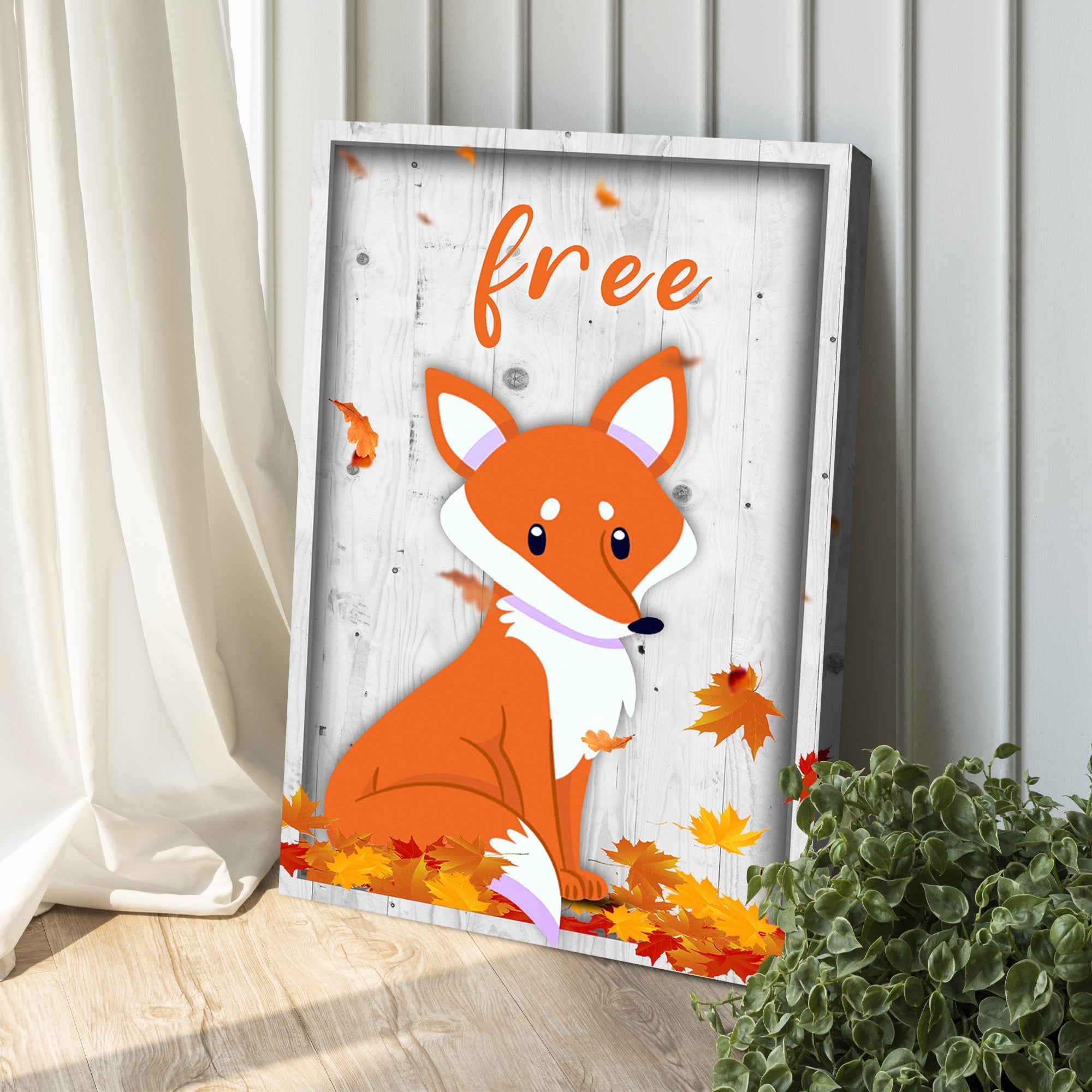 The Most Adorable Free Fox Sign on sale at MyriadMart