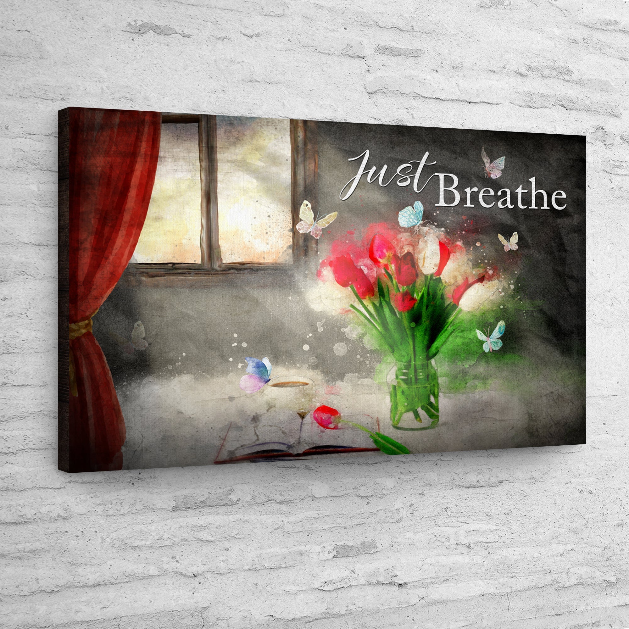 Just Breathe Sign VI on sale at MyriadMart