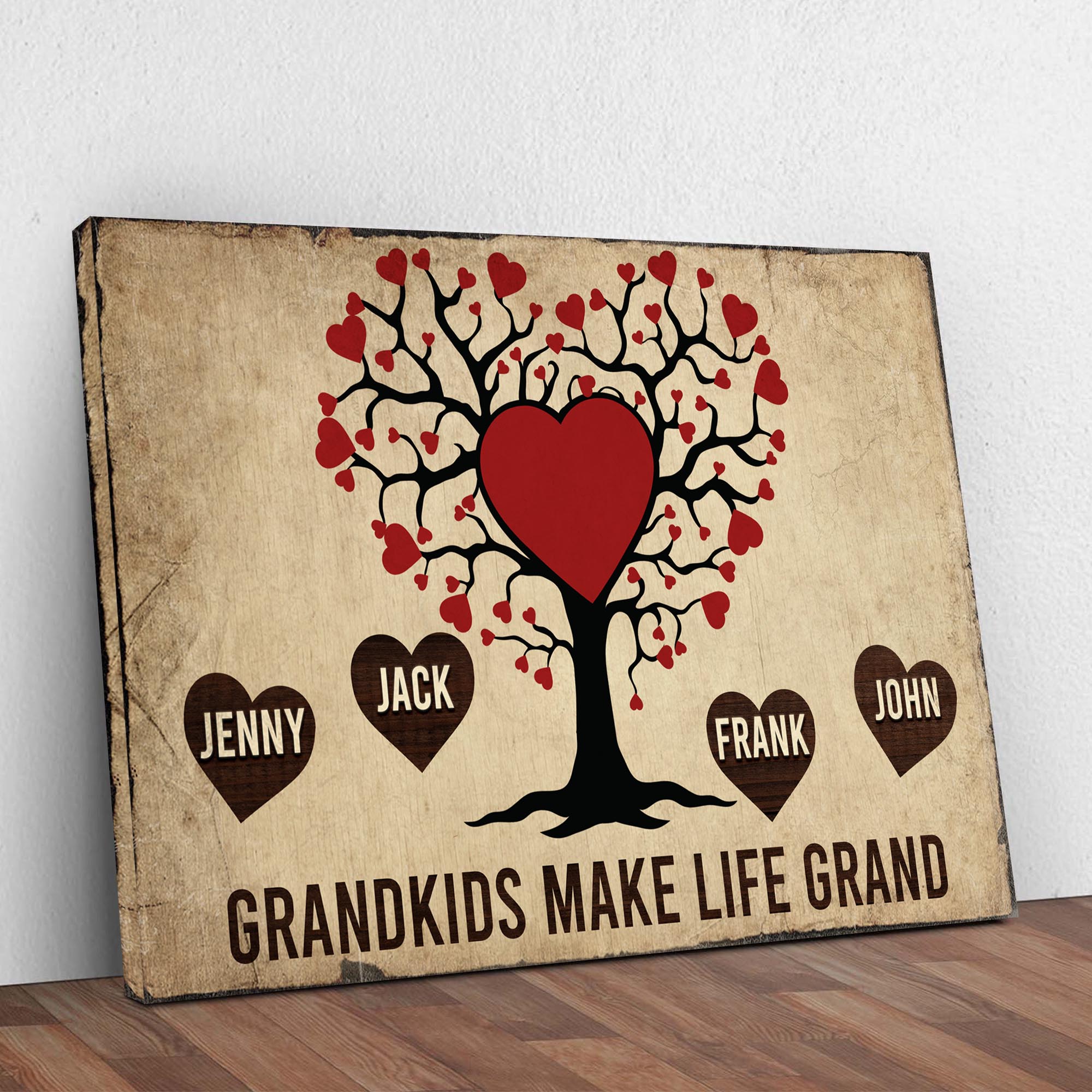 Grandkids Make Life Grand Sign on sale at MyriadMart