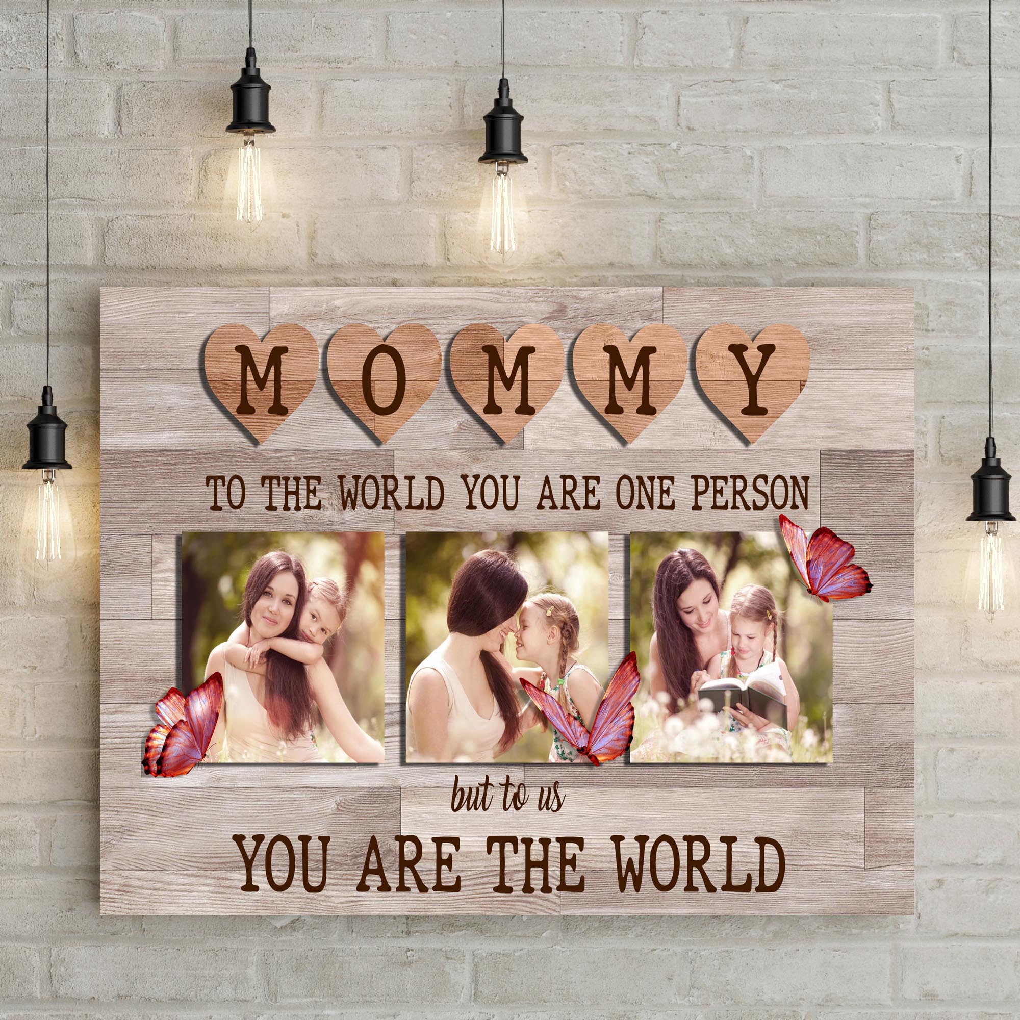 Mommy You Are The World Sign on sale at MyriadMart