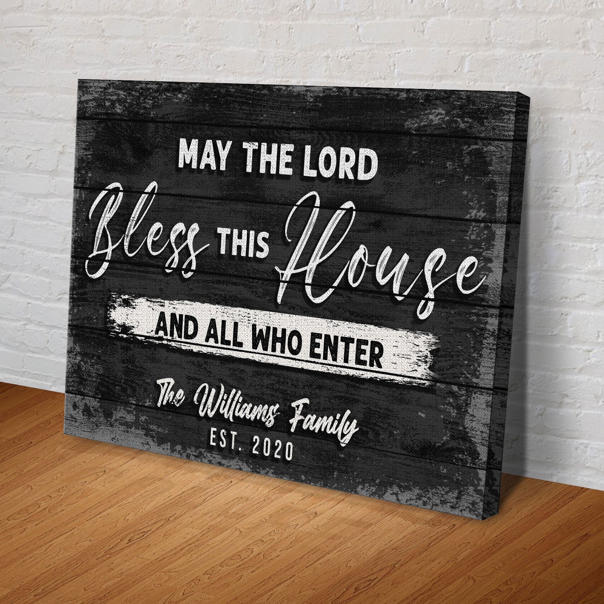 May The Lord Bless This House And All Who Enter Sign on sale at MyriadMart