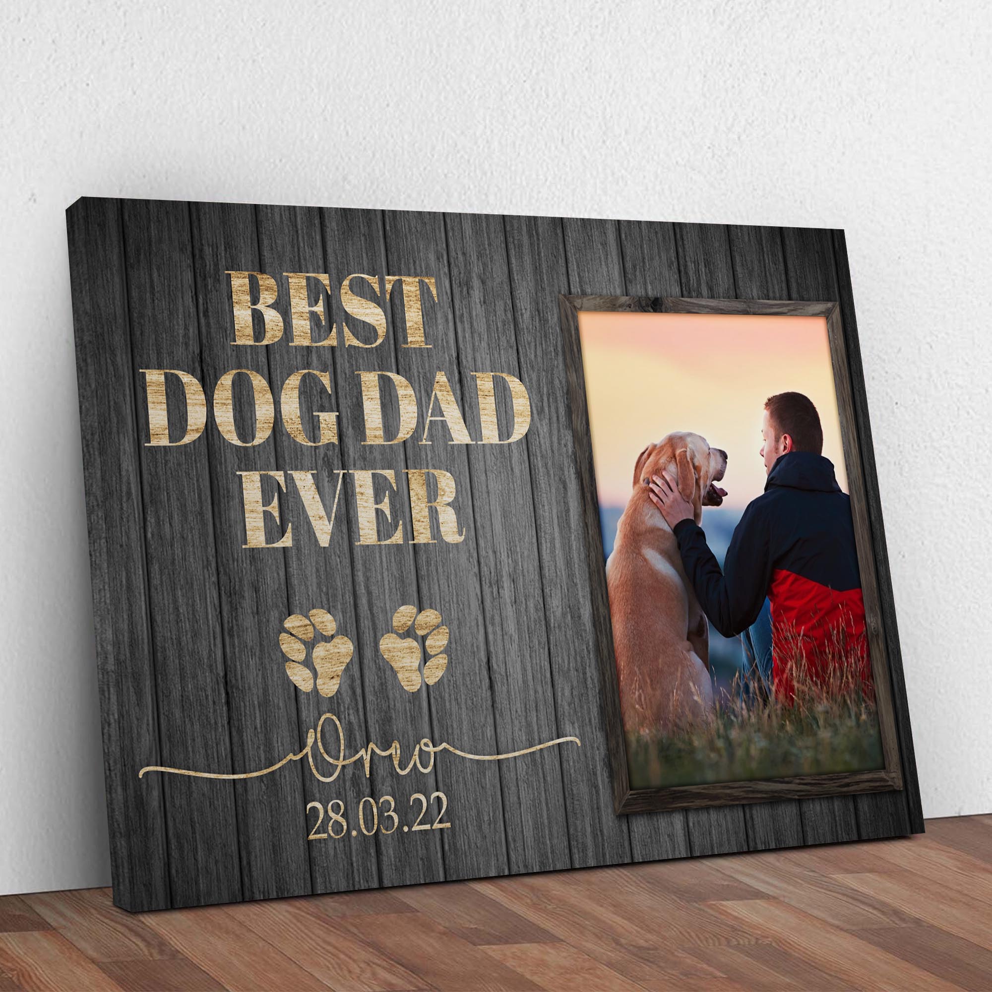 Best Dog Dad Ever Sign II on sale at MyriadMart