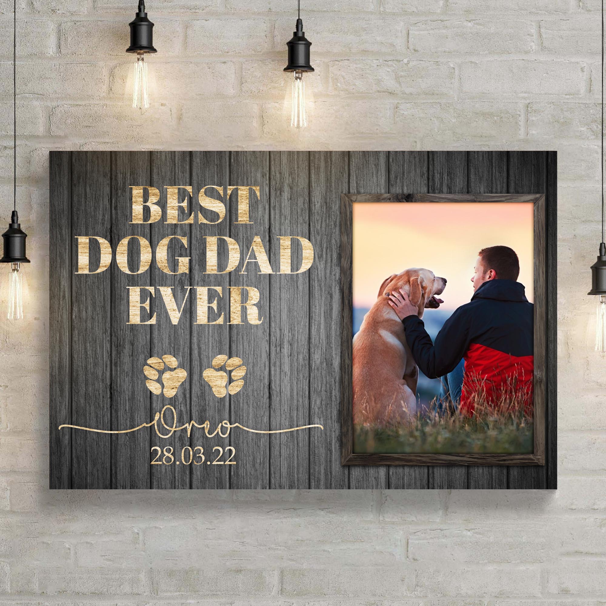 Best Dog Dad Ever Sign II on sale at MyriadMart