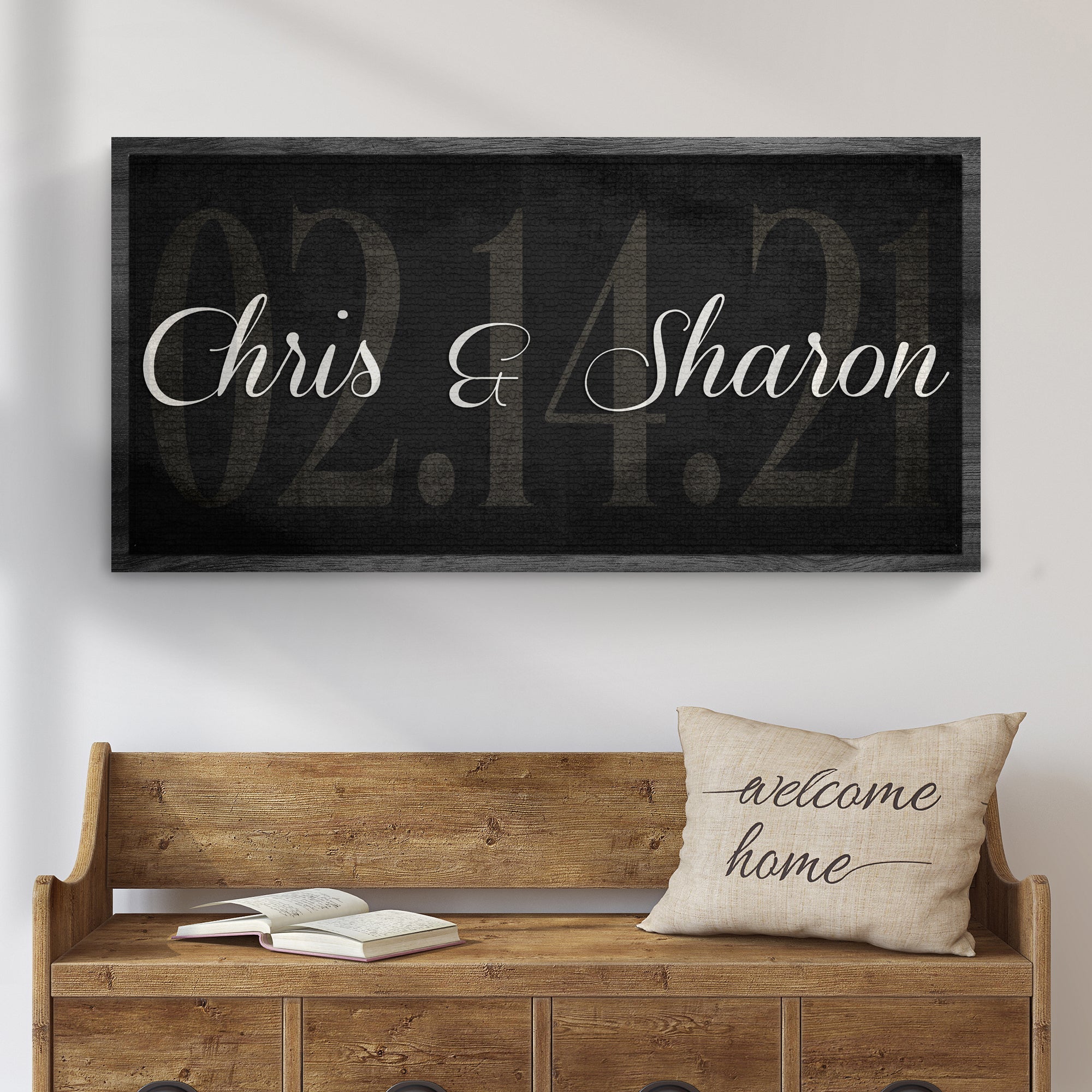 Wedding Date Sign on sale at MyriadMart