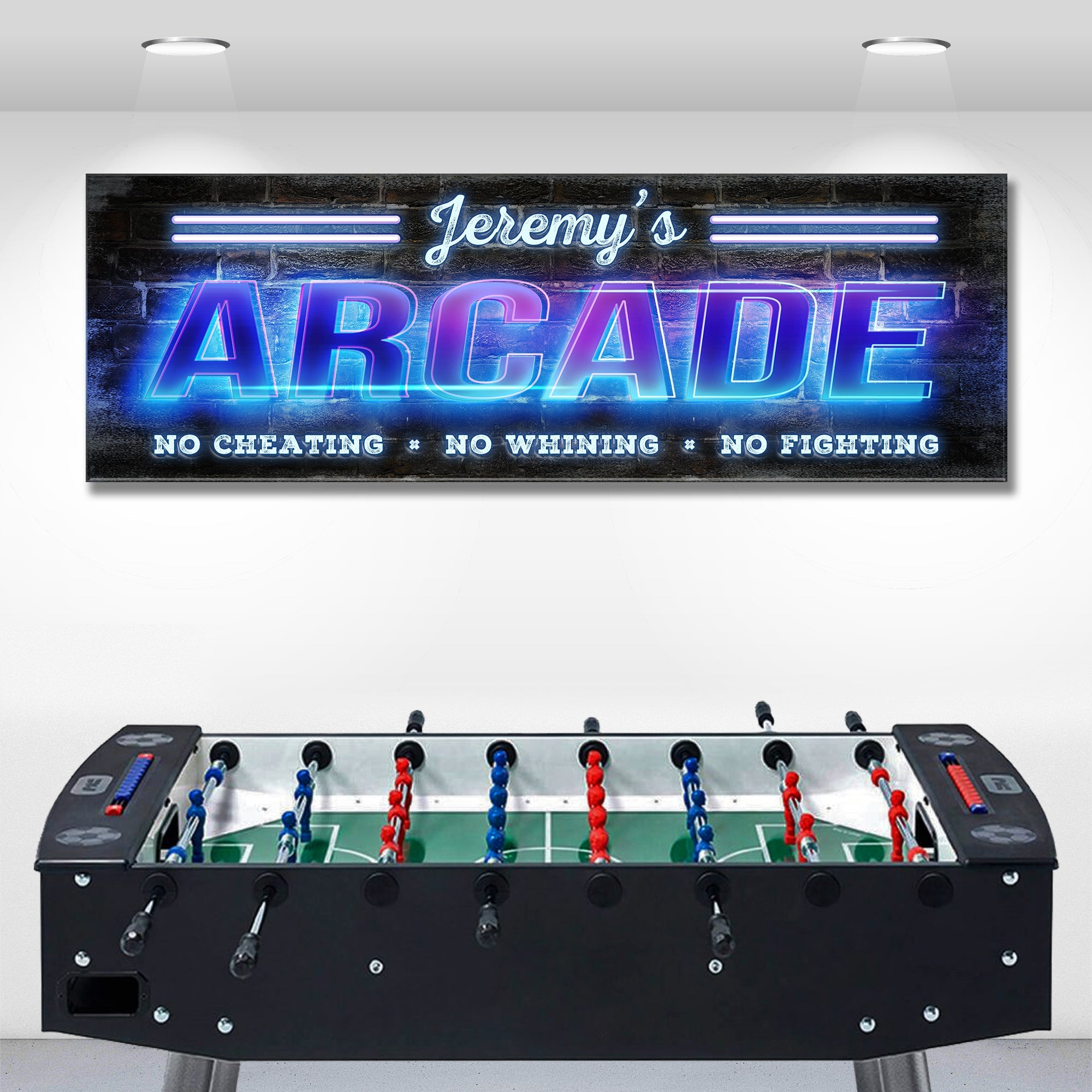 Arcade Family Sign on sale at MyriadMart