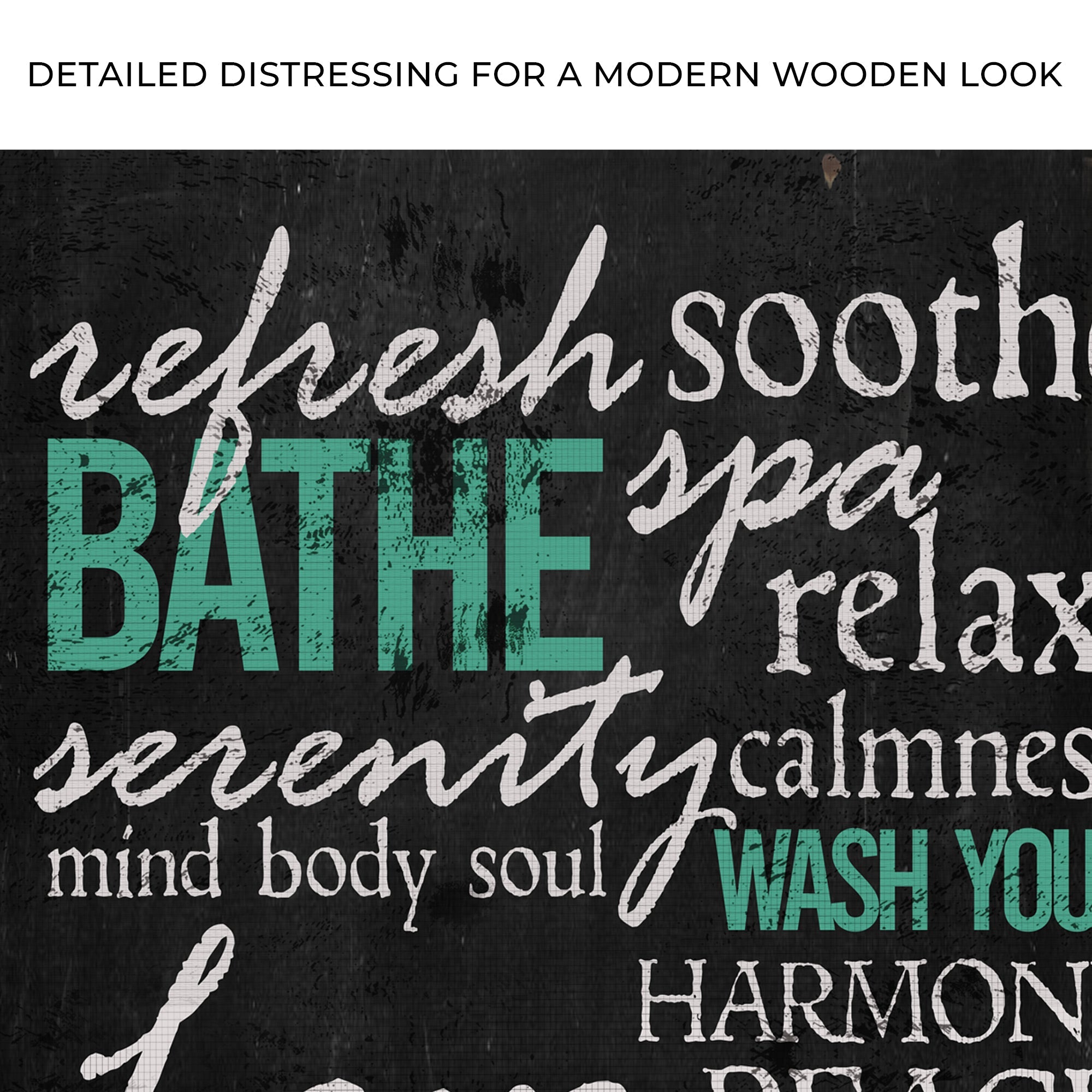 Refresh Soothe Bathe Bathroom Sign on sale at MyriadMart