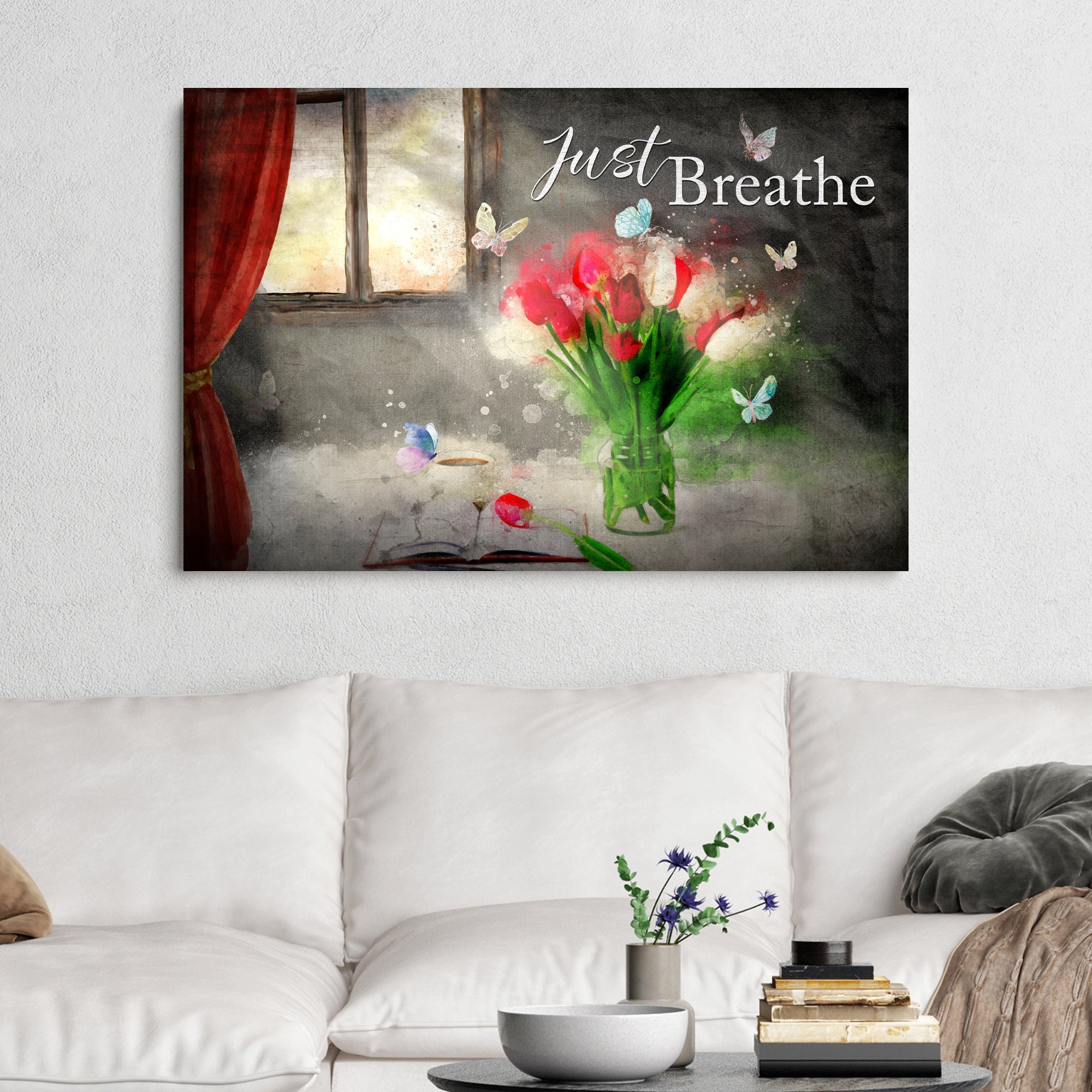 Just Breathe Sign VI on sale at MyriadMart