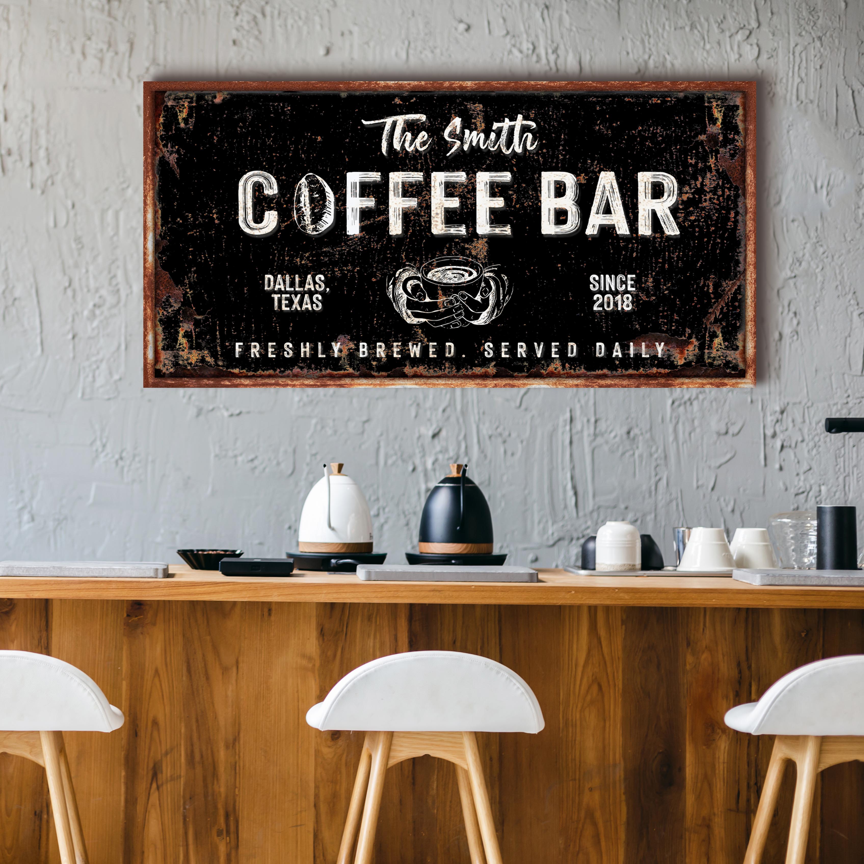 Coffee Bar Sign IV on sale at MyriadMart
