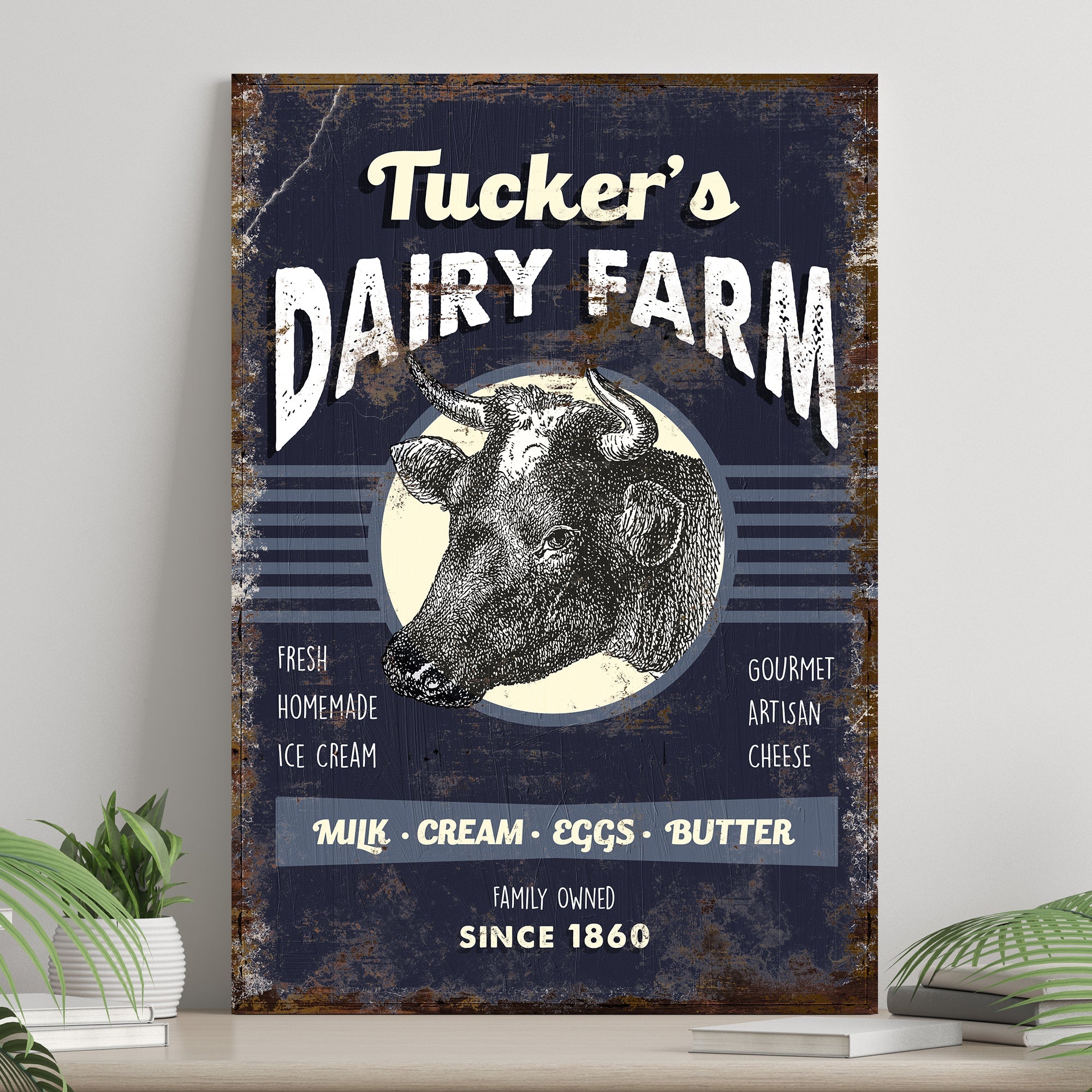 Dairy Farm Sign on sale at MyriadMart