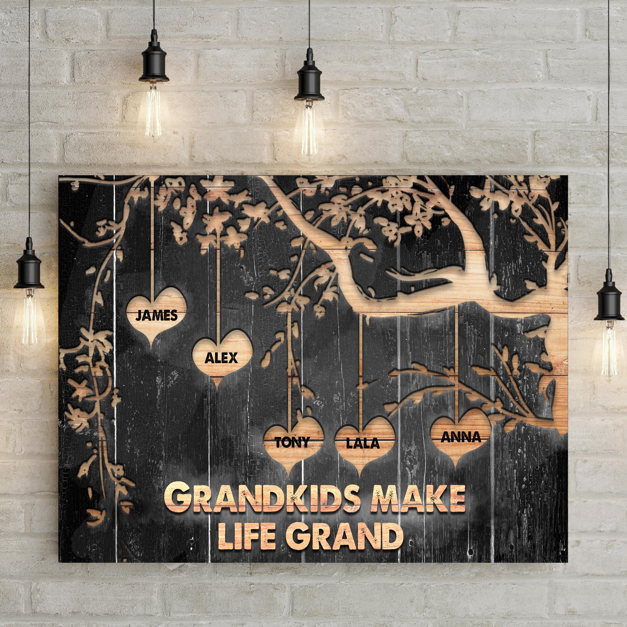 Grandkids Make Life Grand Sign II on sale at MyriadMart