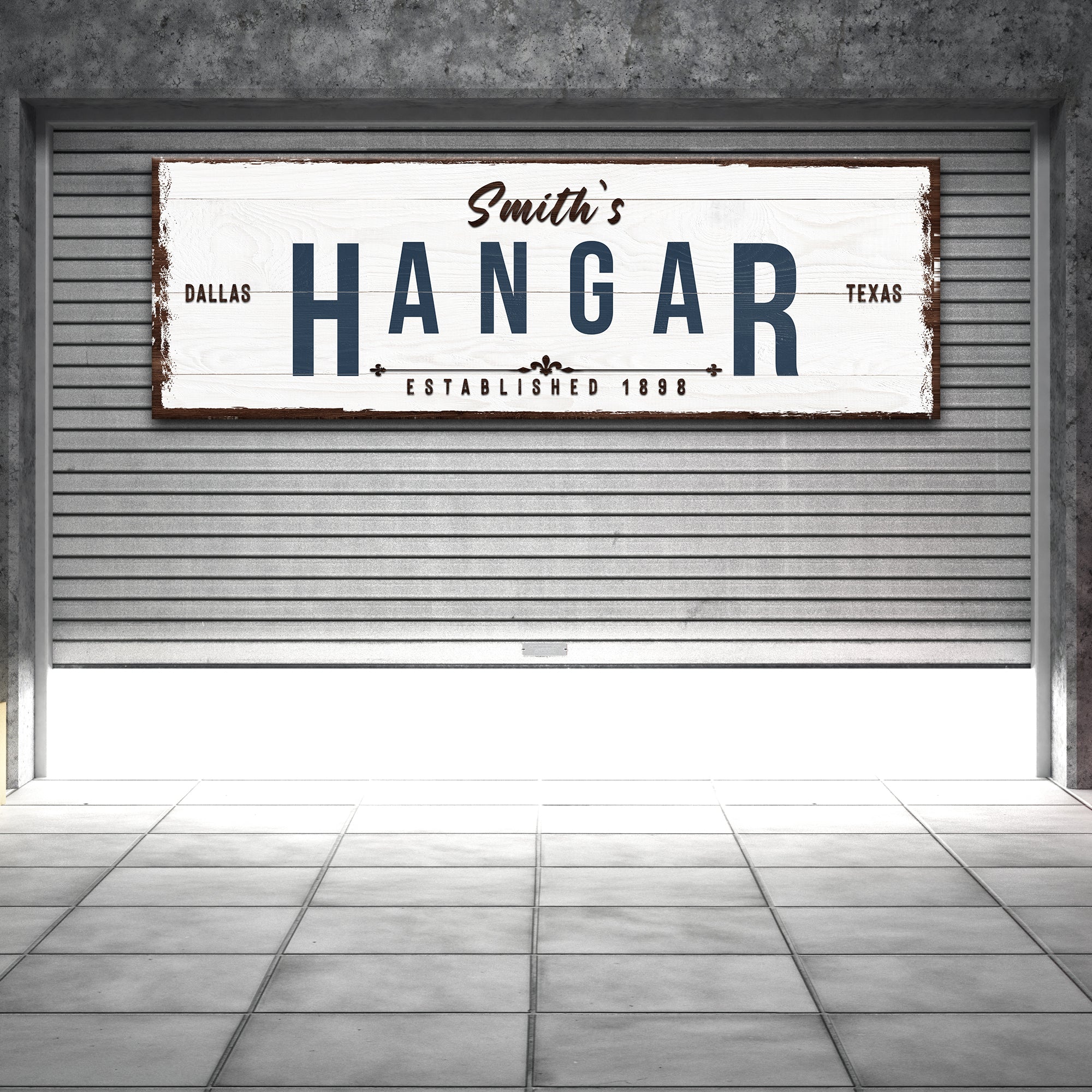 Hangar Sign on sale at MyriadMart