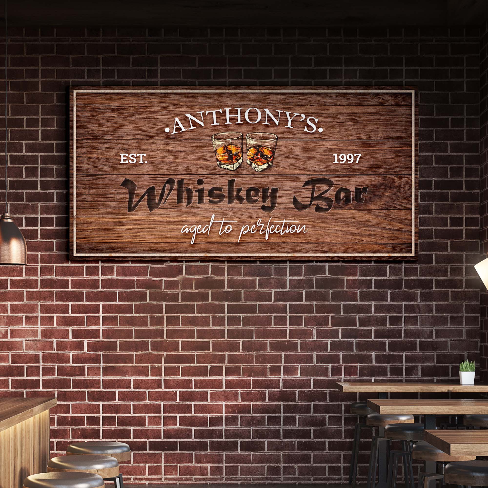 Whiskey Bar Sign II on sale at MyriadMart