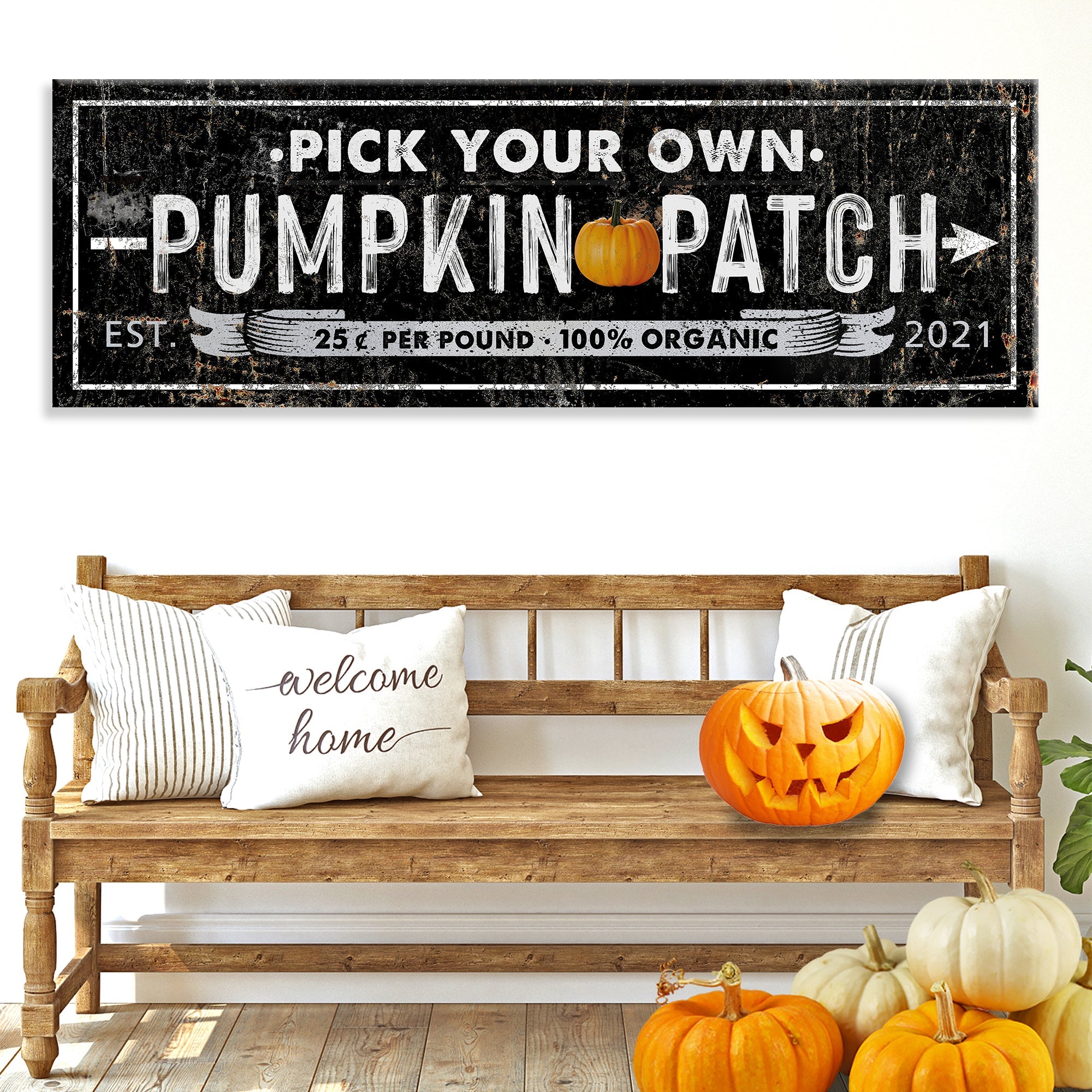 Pick Your Own Pumpkin Patch Sign on sale at MyriadMart
