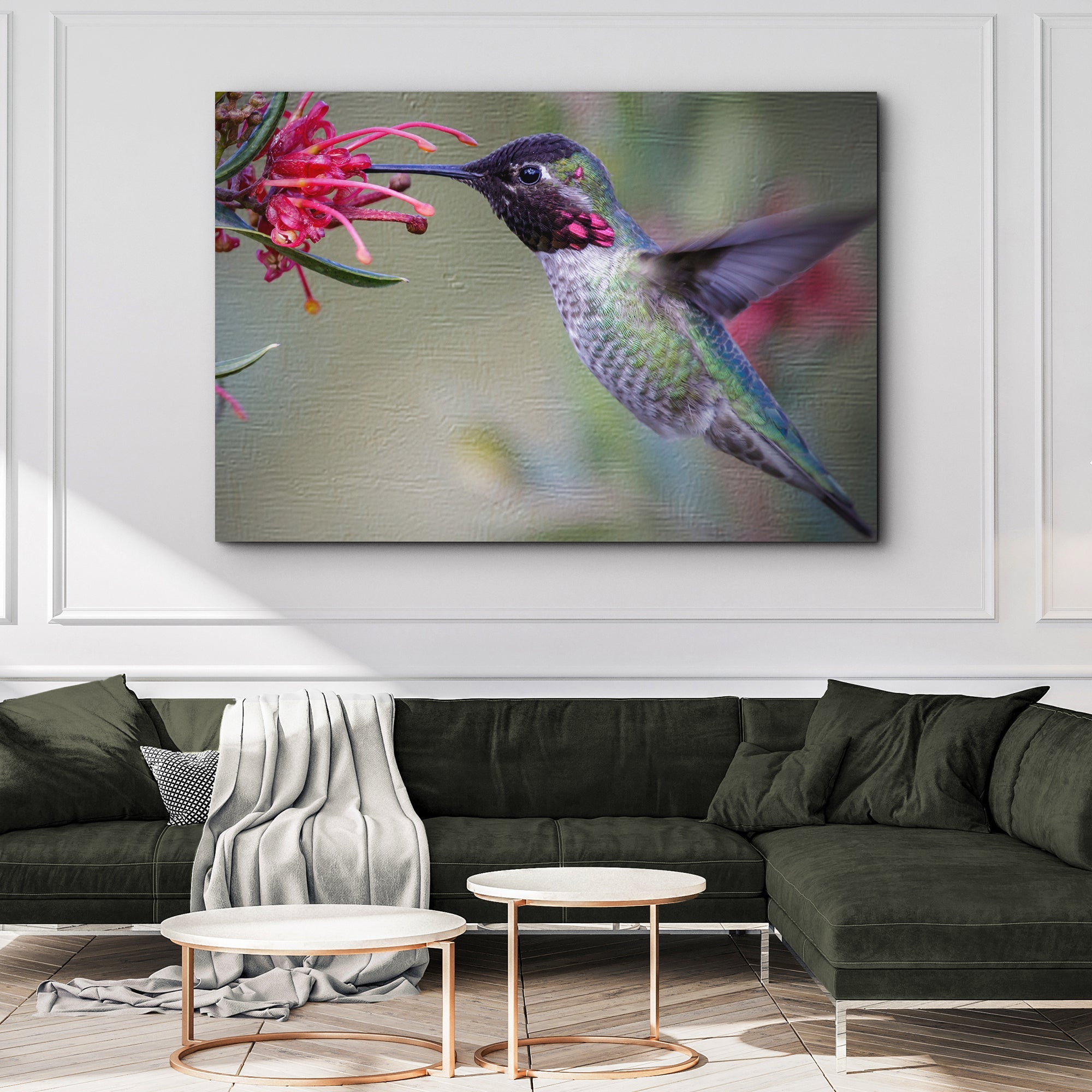 Hummingbird Spring Canvas Wall Art on sale at MyriadMart