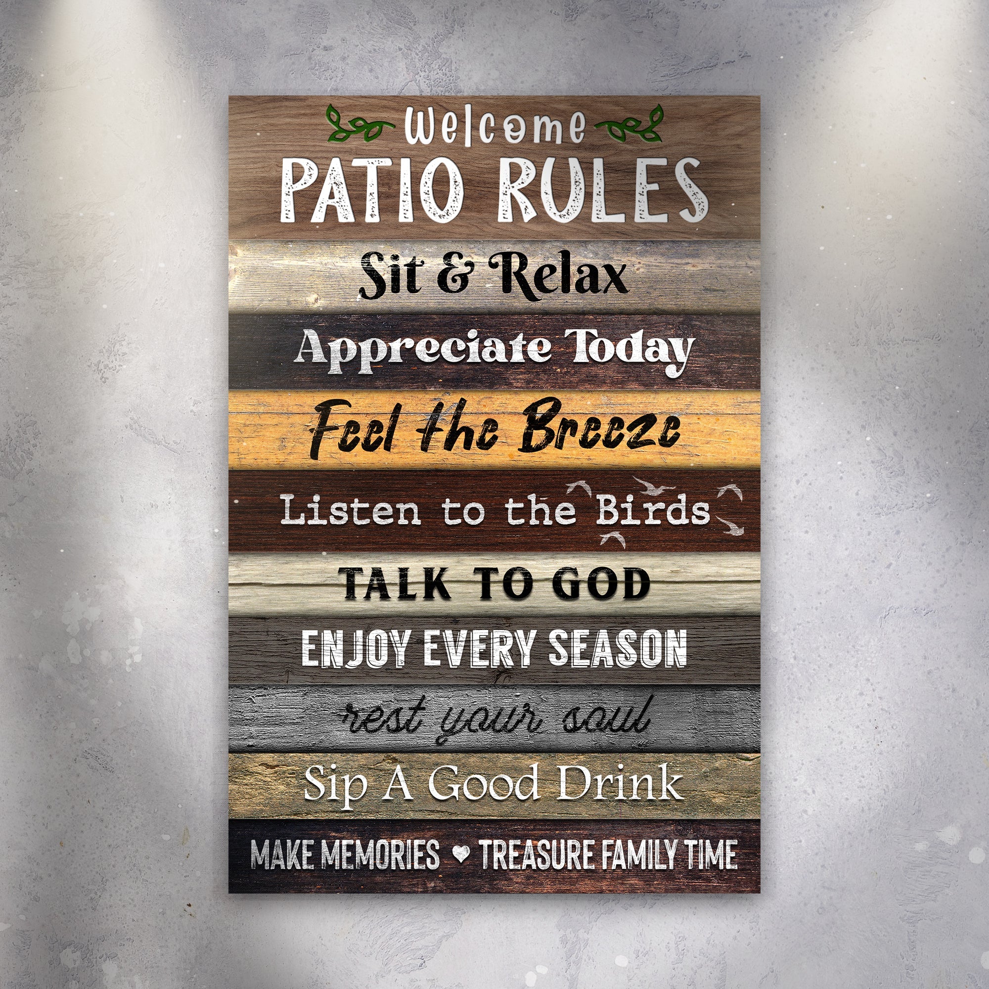 Patio Rules Sign III on sale at MyriadMart
