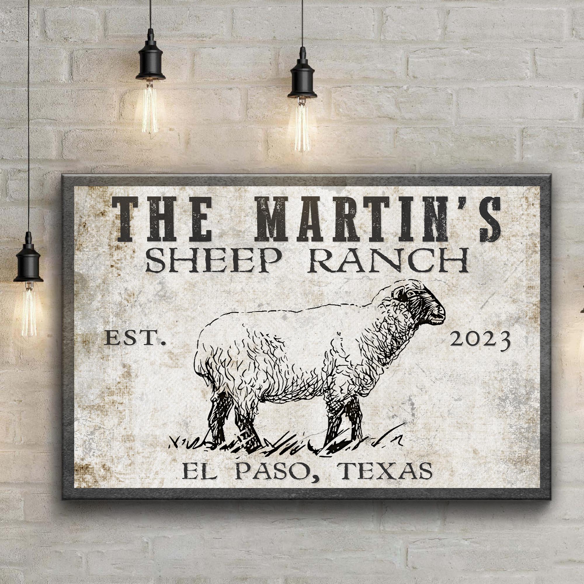 Sheep Ranch Sign II on sale at MyriadMart