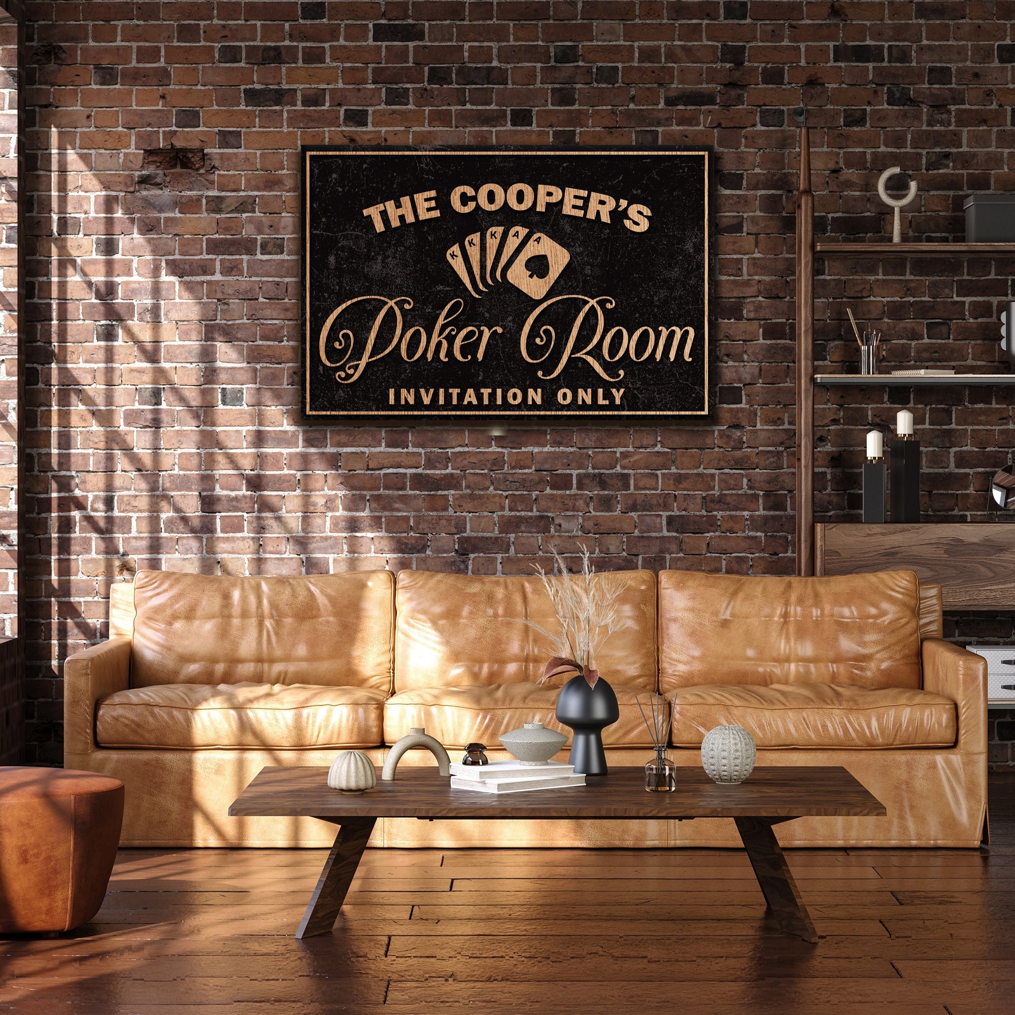 Invitation Only Poker Room Sign on sale at MyriadMart