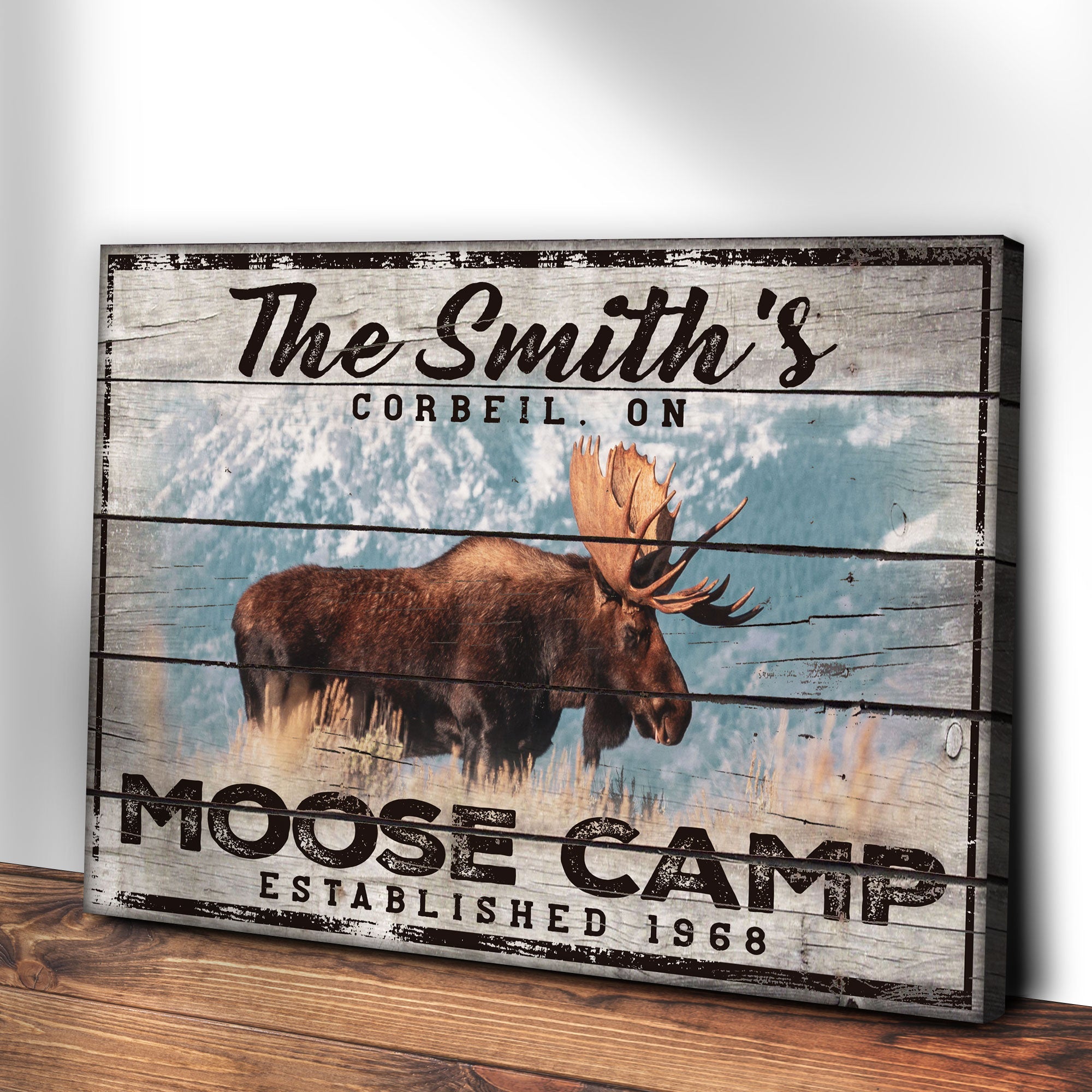 Moose Camp Sign on sale at MyriadMart