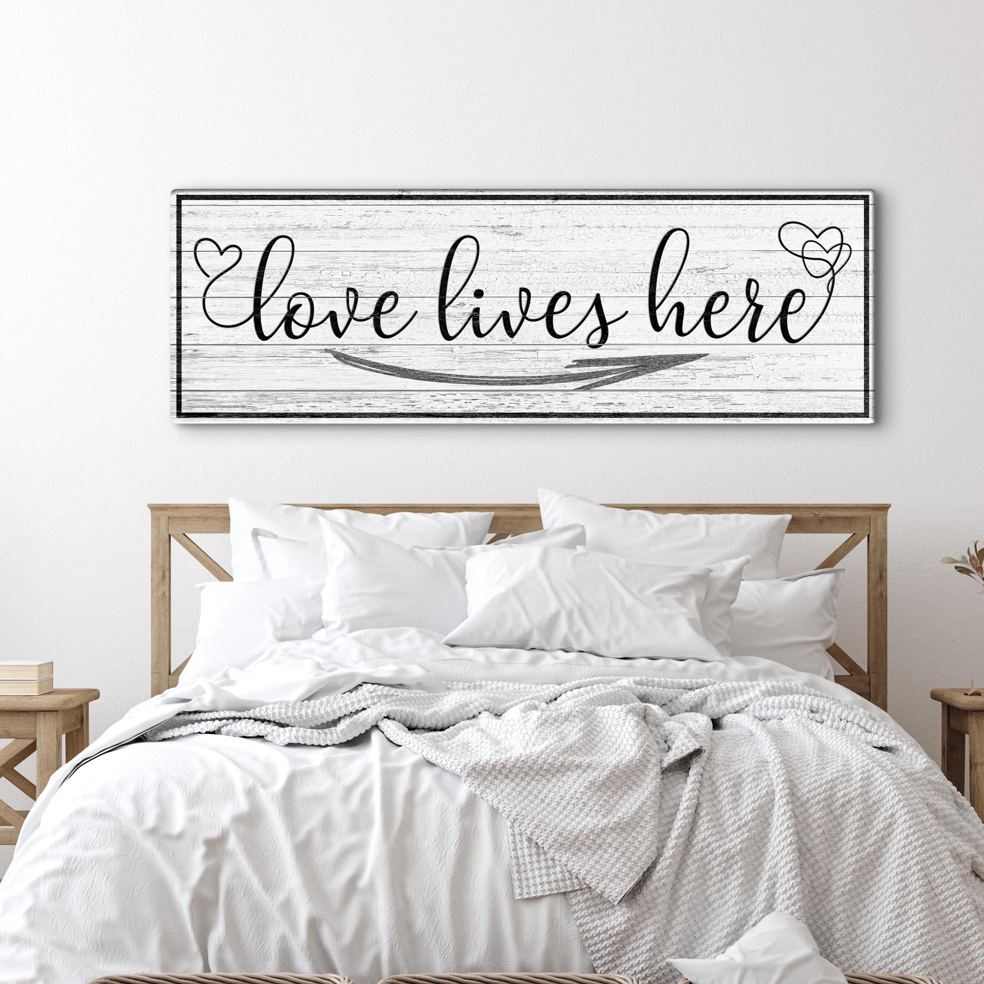 Love Lives Here Sign on sale at MyriadMart